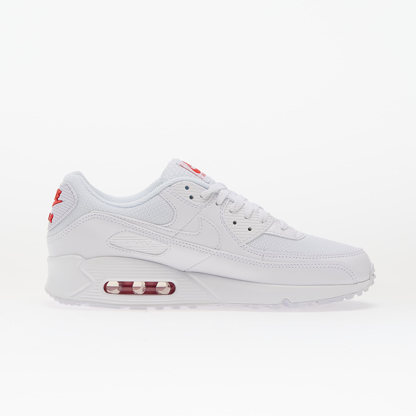Turnschuhe und Schuhe für Männer Nike Air Max 90 White/ White-Lt Crimson
