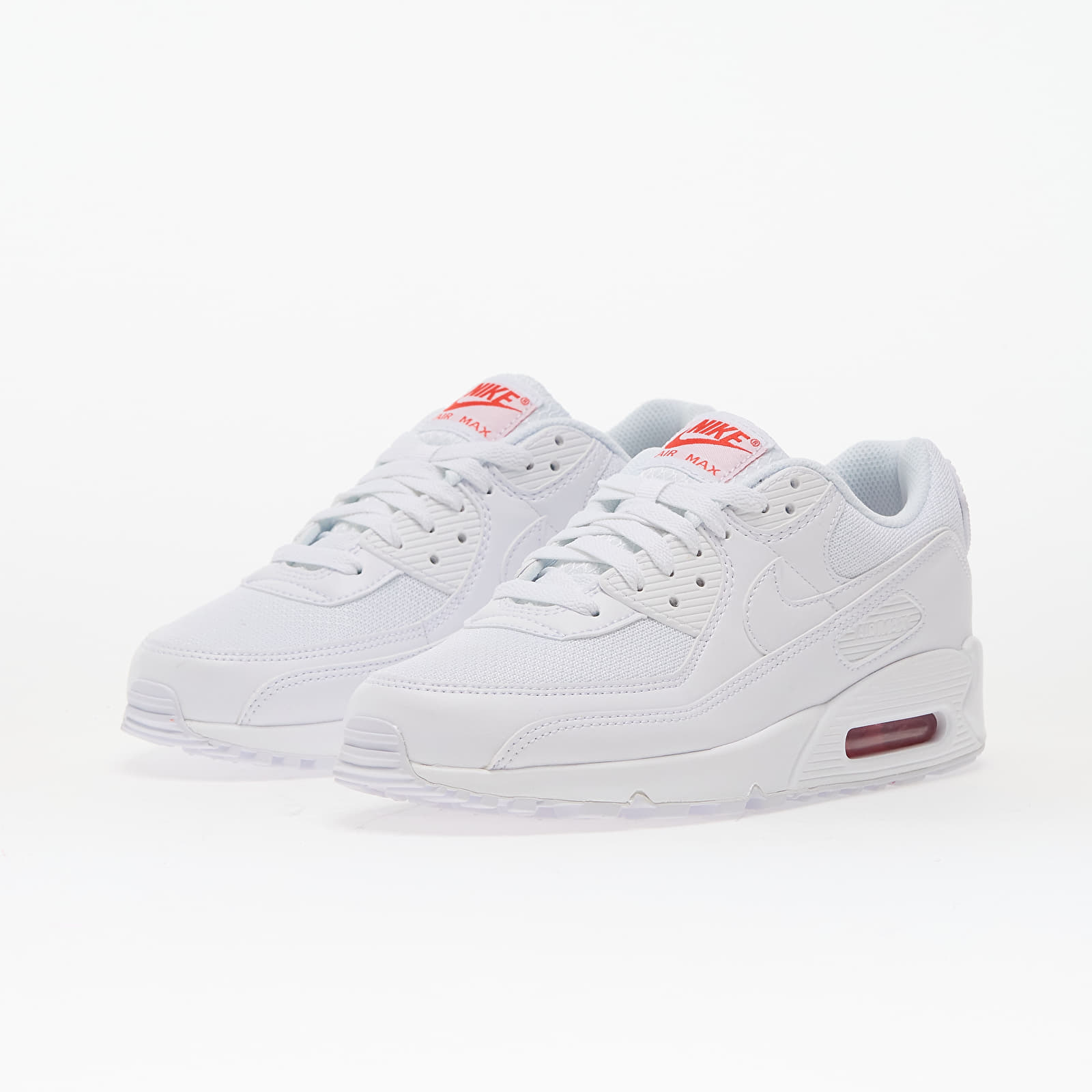 Turnschuhe und Schuhe für Männer Nike Air Max 90 White/ White-Lt Crimson