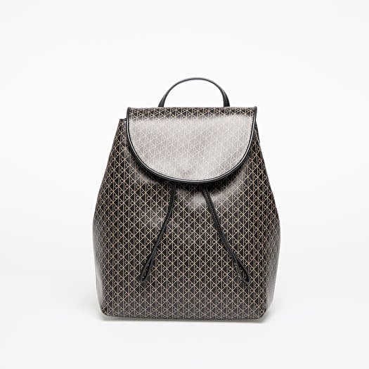 Rucksack Calvin Klein Emblem Aop Flap Backpack Black