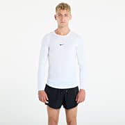 Nike Pro Men's Dri-FIT Tight Long-Sleeve Fitness Top White/ Black
