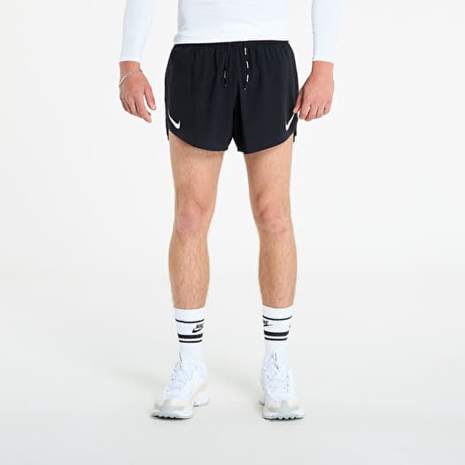 Shorts Nike AeroSwift Men's Dri-FIT ADV 4" Brief-Lined Running Shorts Black/ Summit White