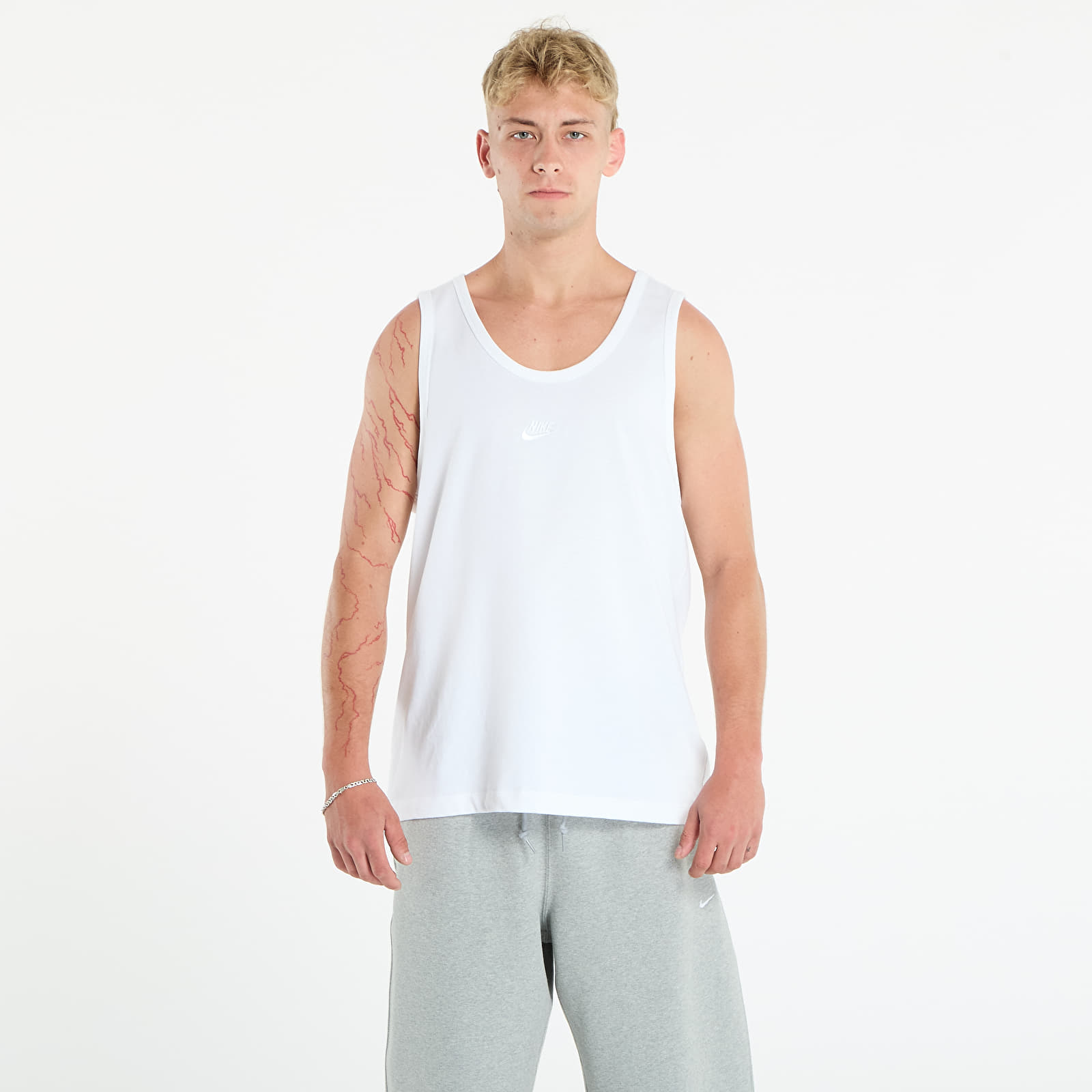 T-Shirts Männer Vans Stacked Hi Ss Tee White