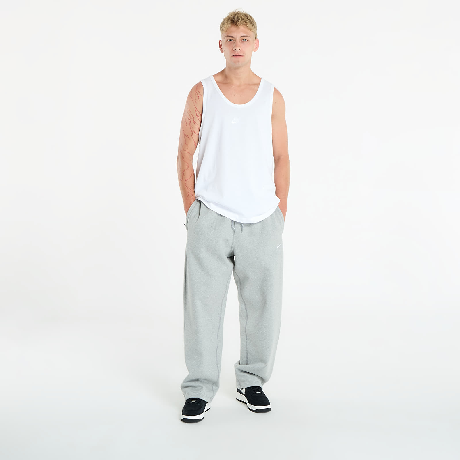 T-Shirts Männer Vans Stacked Hi Ss Tee White