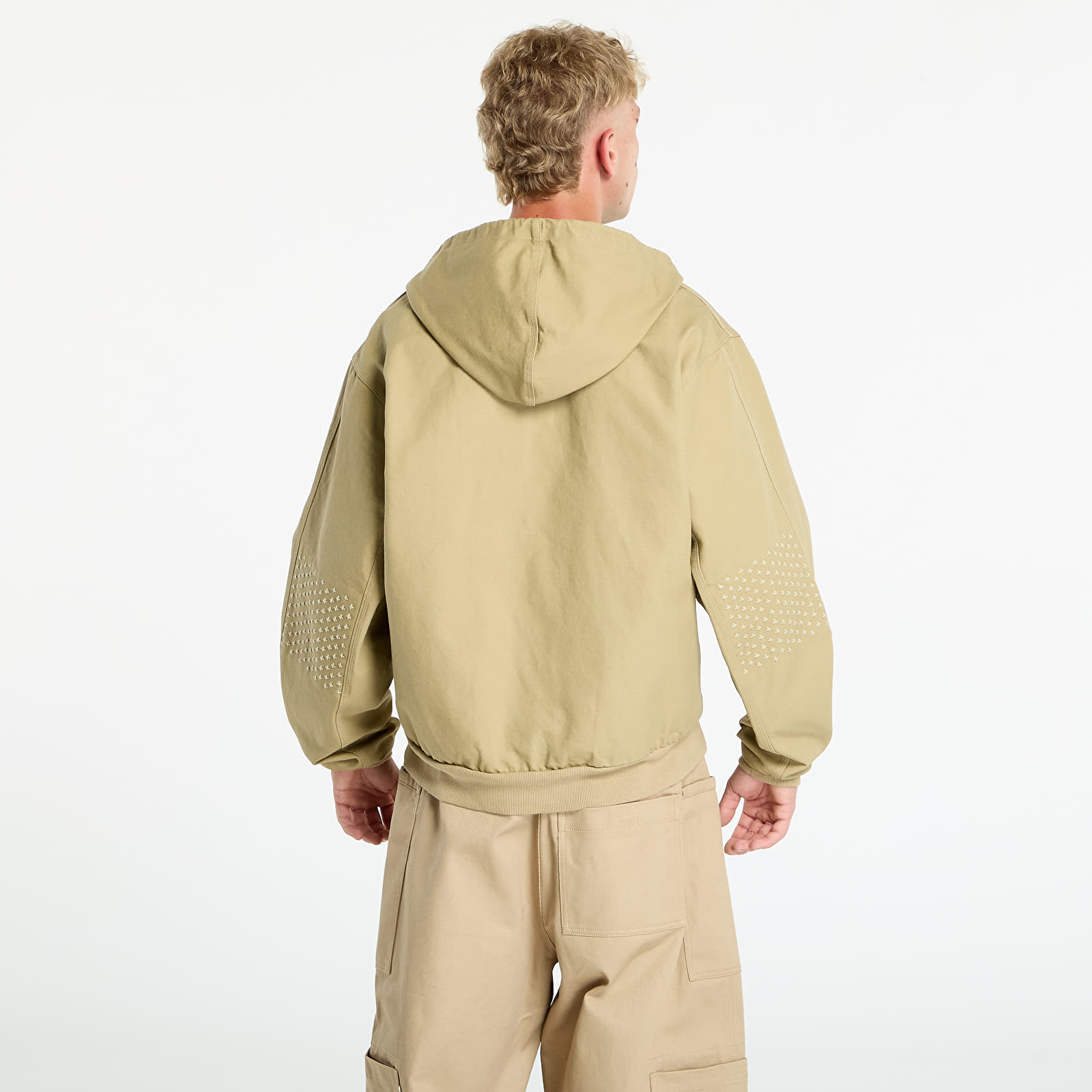 Men's jackets Nike Life Men's Full-Zip Unlined Jacket Parachute Beige/ Parachute Beige