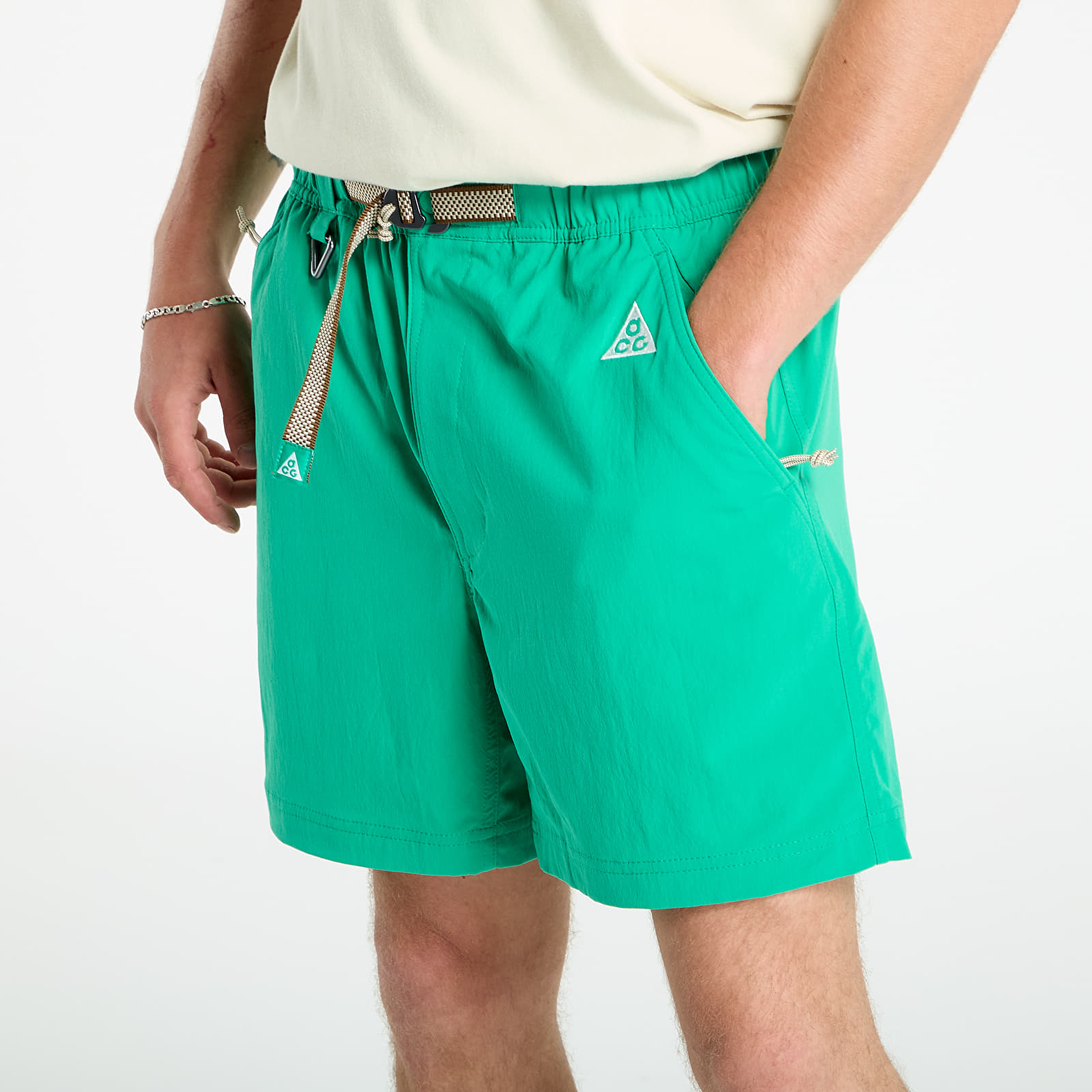 Мъжки къси панталони Nike ACG Men's Hiking Shorts Stadium Green/ Summit White