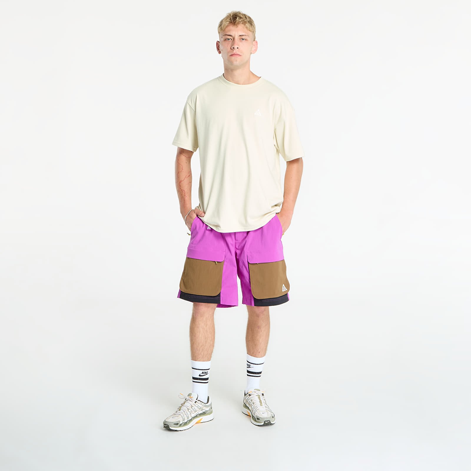 Shorts Nike ACG "Smith Summit" Vivid Purple/ Mosswood Brown/ Summit White