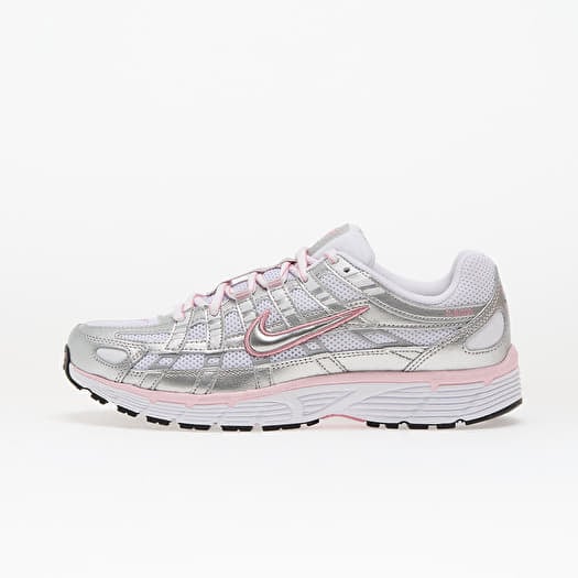 Nike W P-6000 White/ Metallic Silver-Elemental Pink-Black