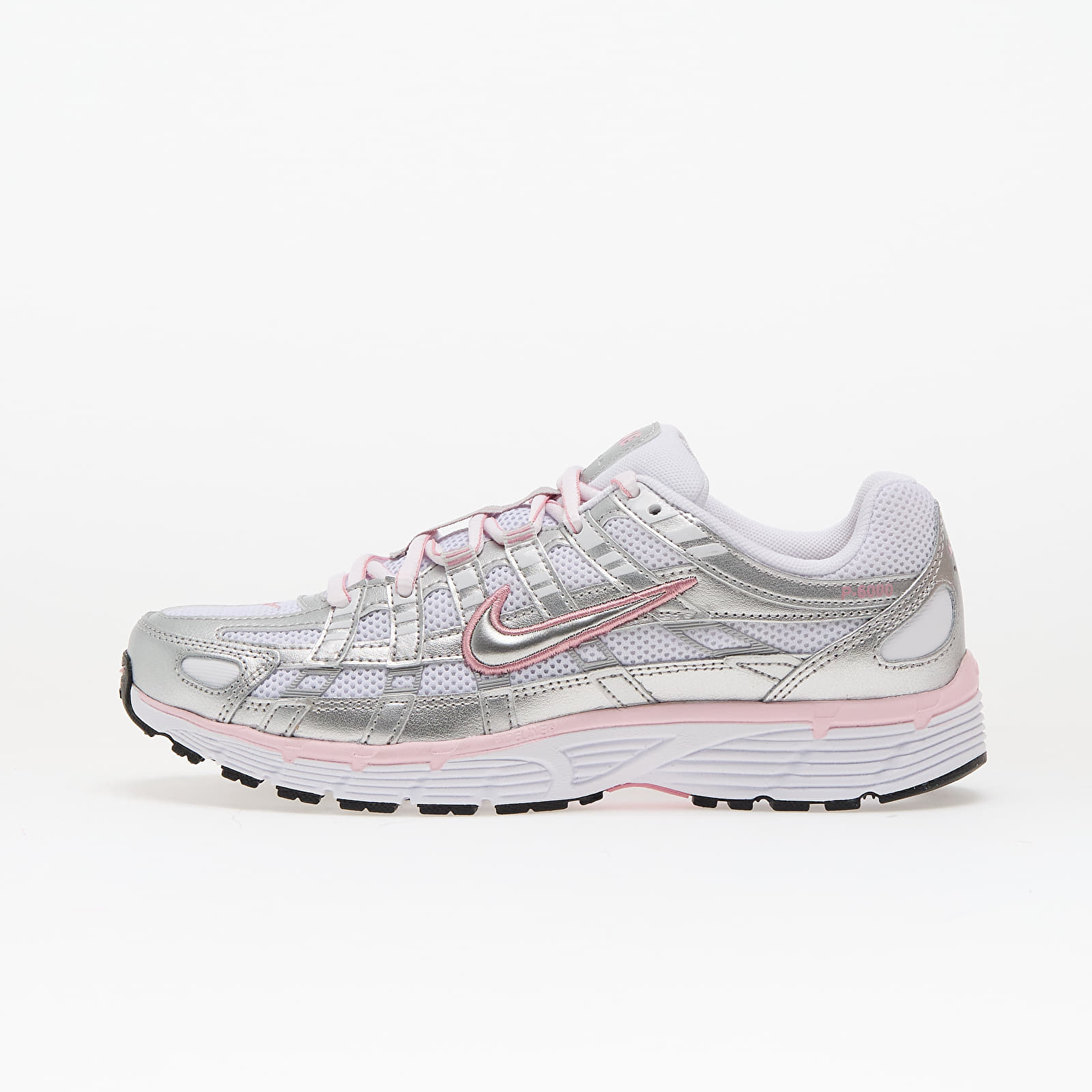 Chaussures et baskets femme Nike W P-6000 White/ Metallic Silver-Elemental Pink-Black