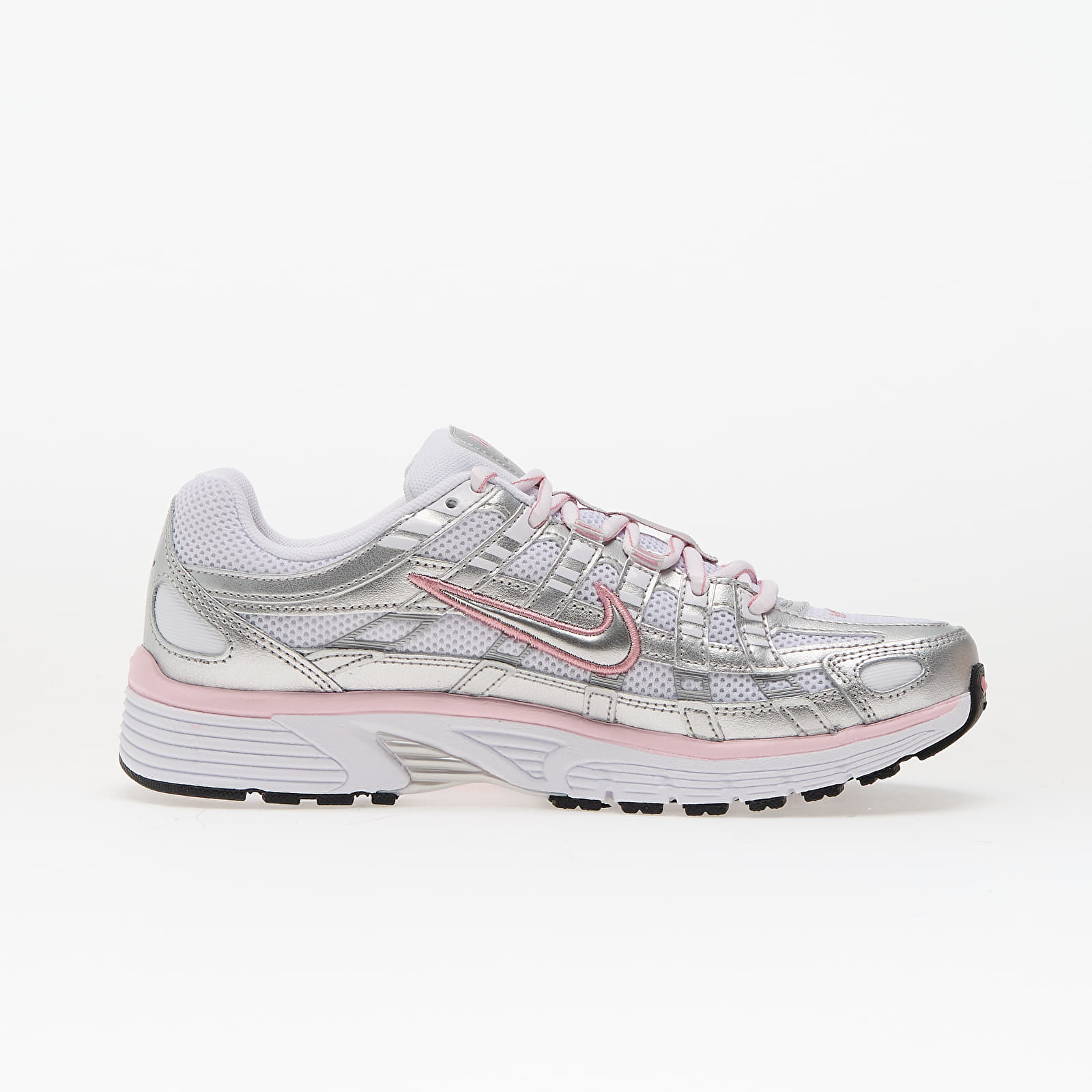 Chaussures et baskets femme Nike W P-6000 White/ Metallic Silver-Elemental Pink-Black