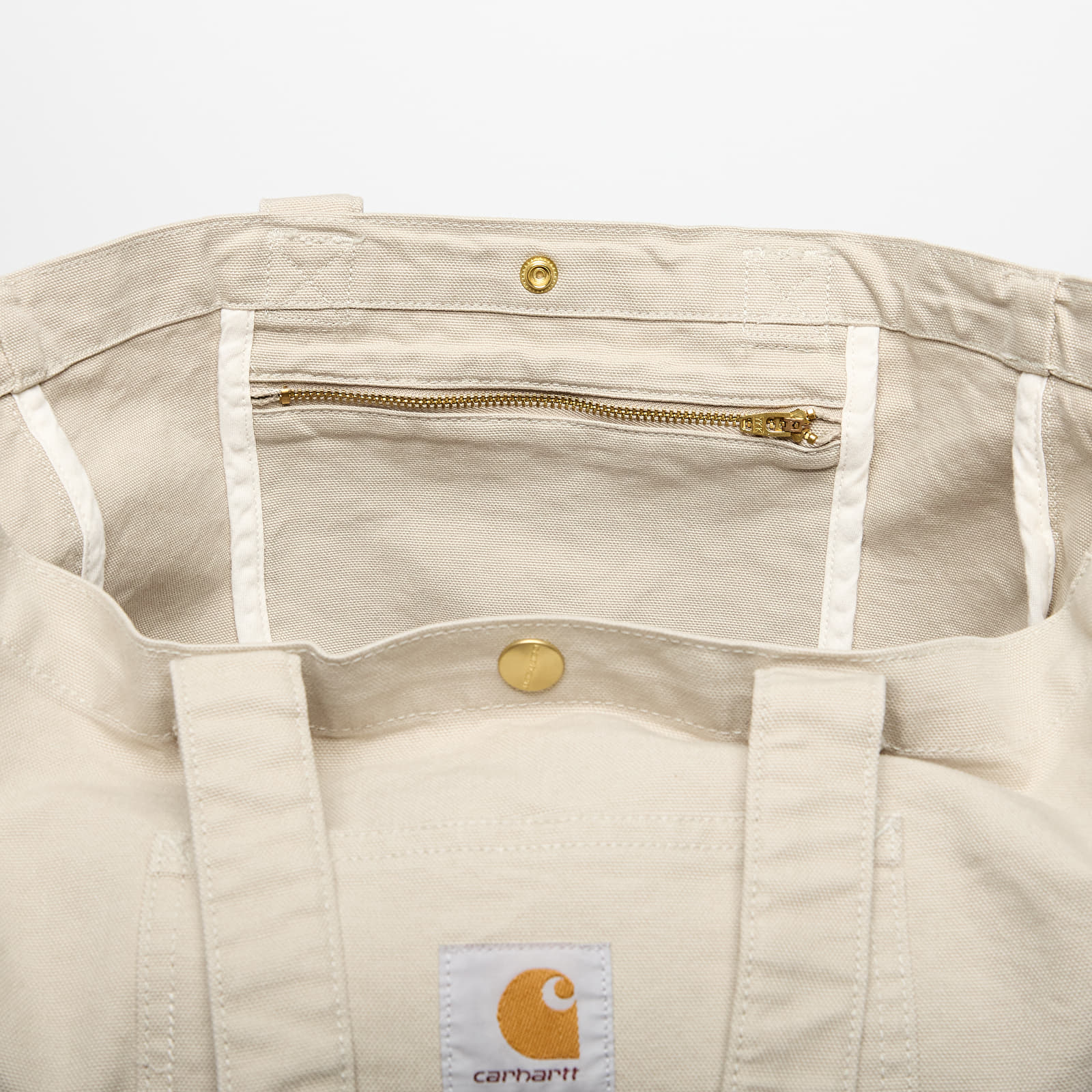 Bolsos de hombre Carhartt WIP Bayfield Tote Fleur De Sel Stone Canvas