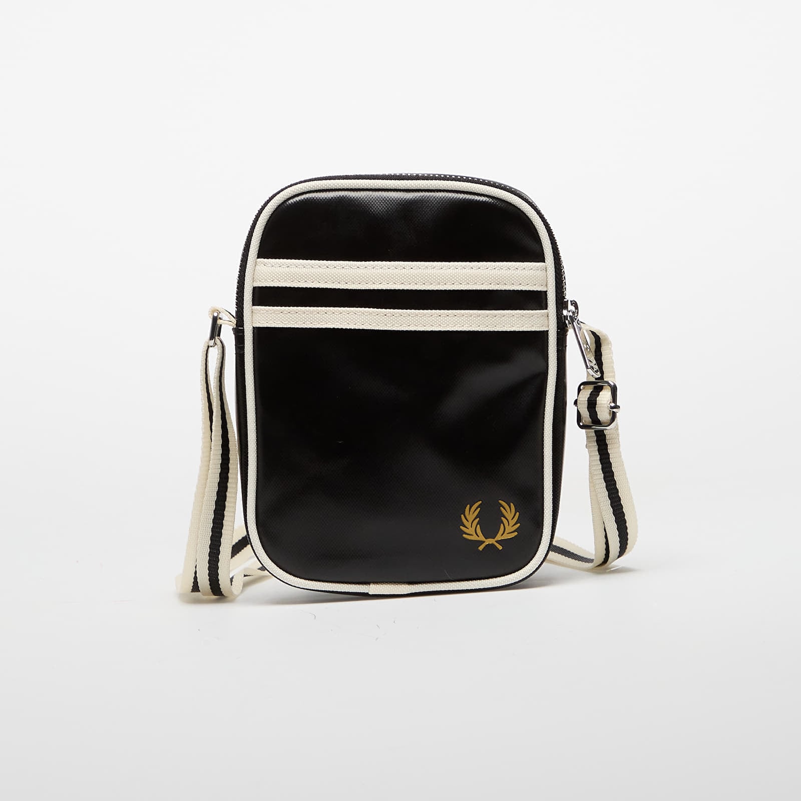 FRED PERRY Classic Small Side Bag Black/ Ecru Universal