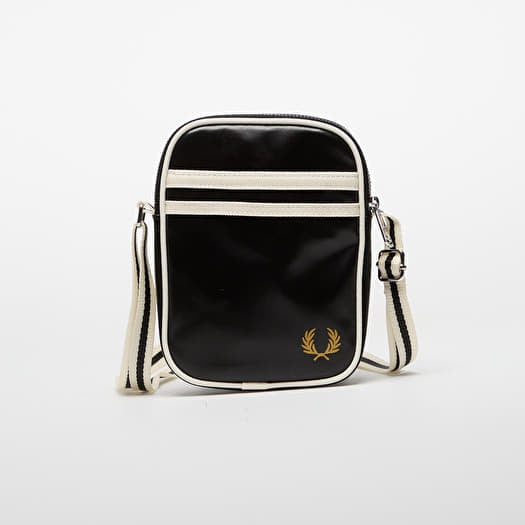 Tasche FRED PERRY Classic Small Side Bag Black/ Ecru