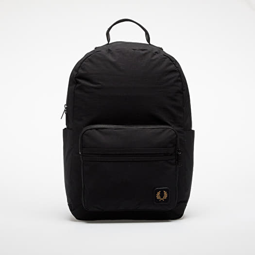 Rucksack FRED PERRY Nylon Badge Backpack Black