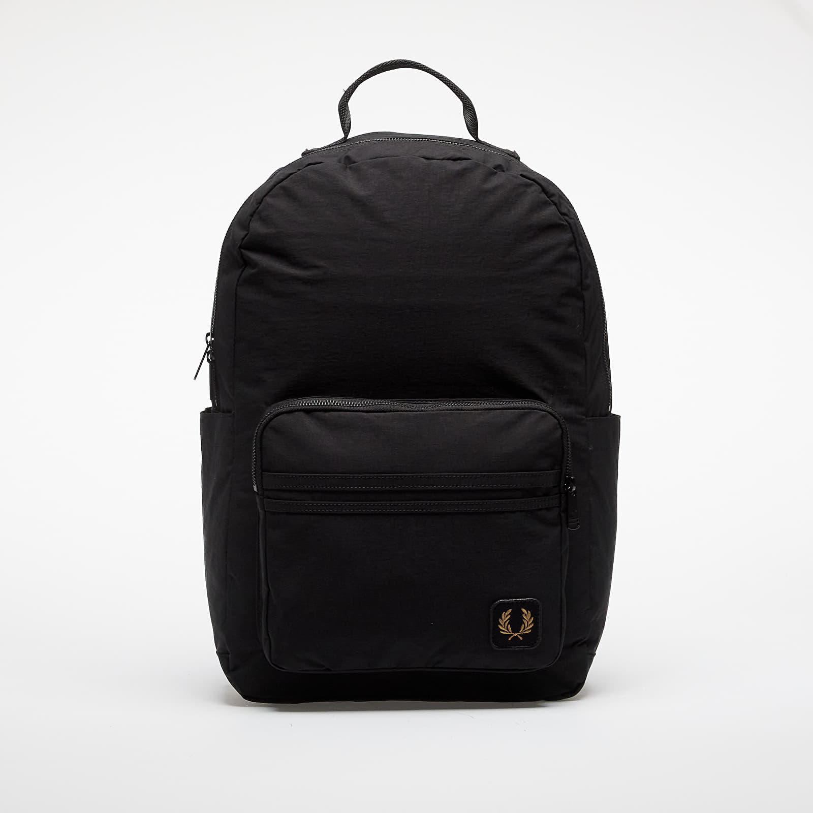 Rucksäcke FRED PERRY Nylon Badge Backpack Black
