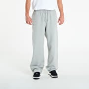 Nike Solo Swoosh Men's Fleece Open-Hem Pants Dk Grey Heather/ Lt Smoke Grey/ White