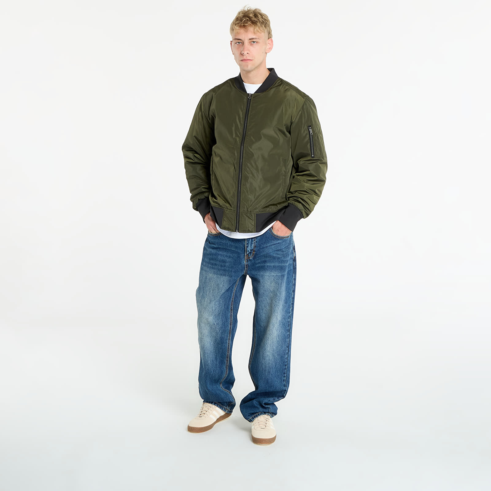 Jackets Urban Classics 2-Tone Bomber Jacket Green