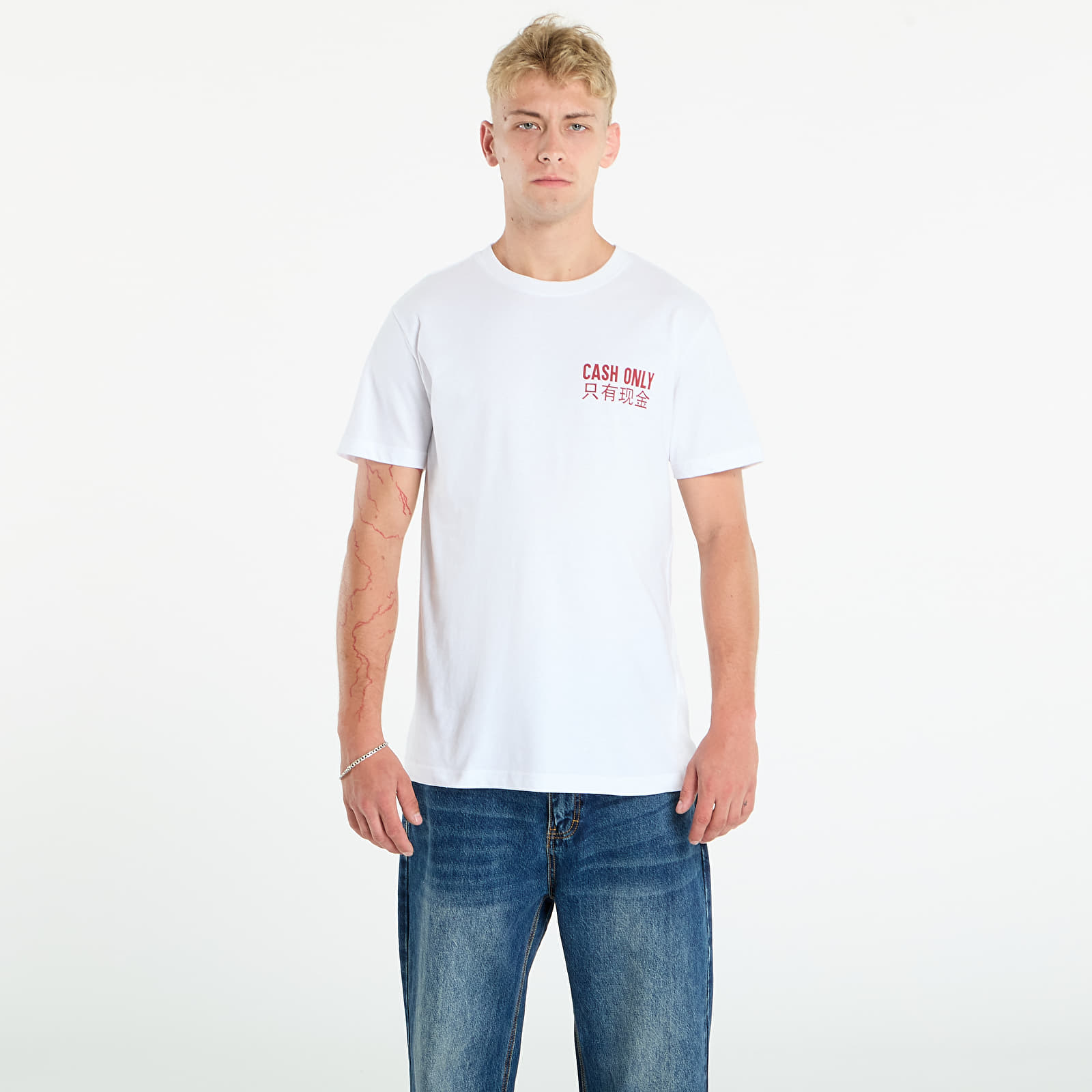 T-shirts Urban Classics Cash Only Tee White