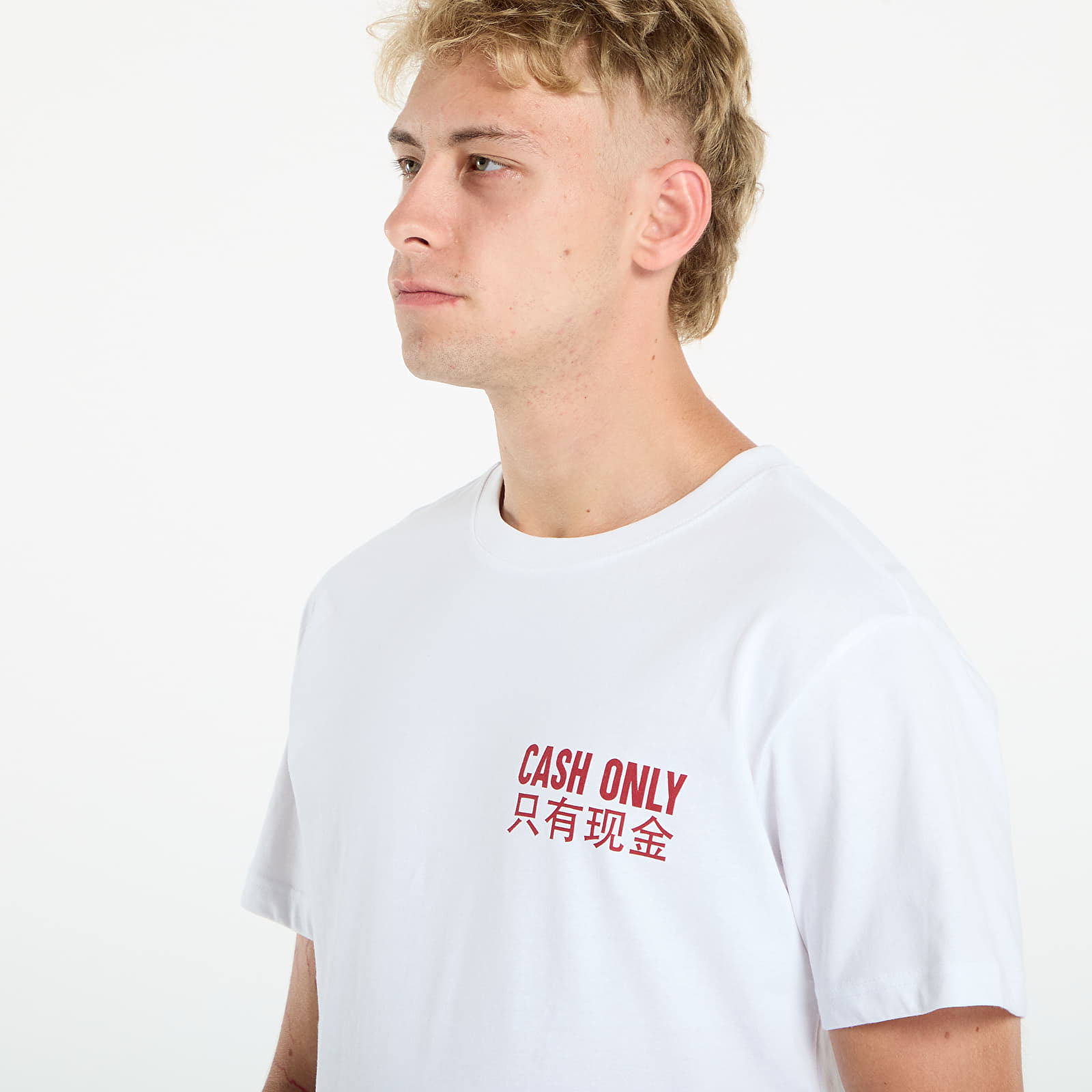 T-shirts Urban Classics Cash Only Tee White