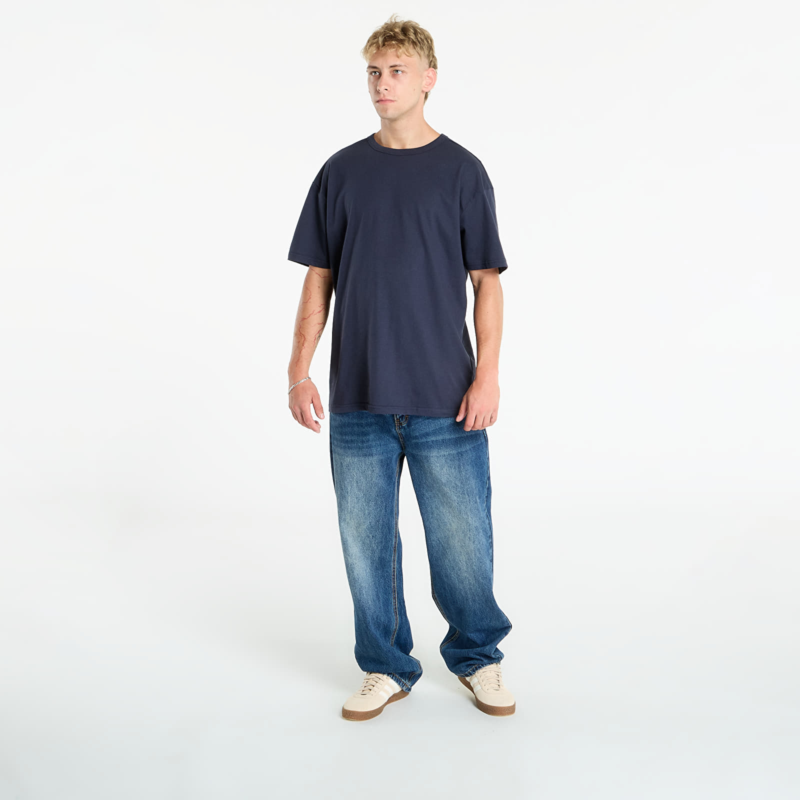 T-shirts Urban Classics Organic Basic Tee navy