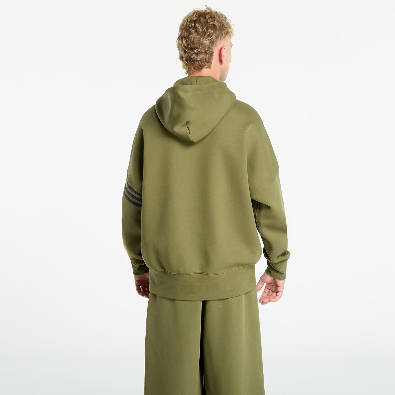 Men's sweatshirts adidas Neuclassics Hoodie Focus Olive
