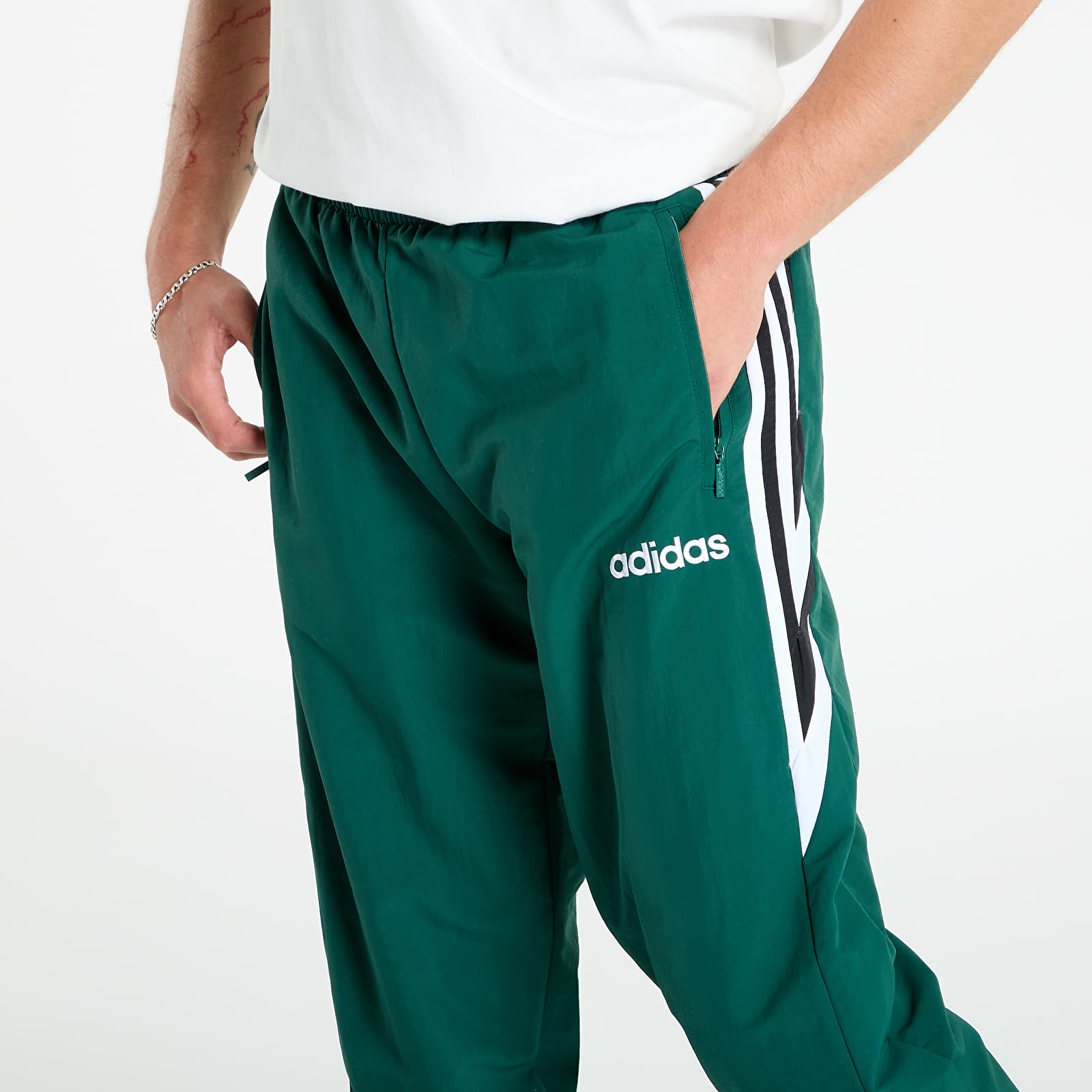 Hosen für Männer adidas Track Tracksuit Bottoms Collegiate Green
