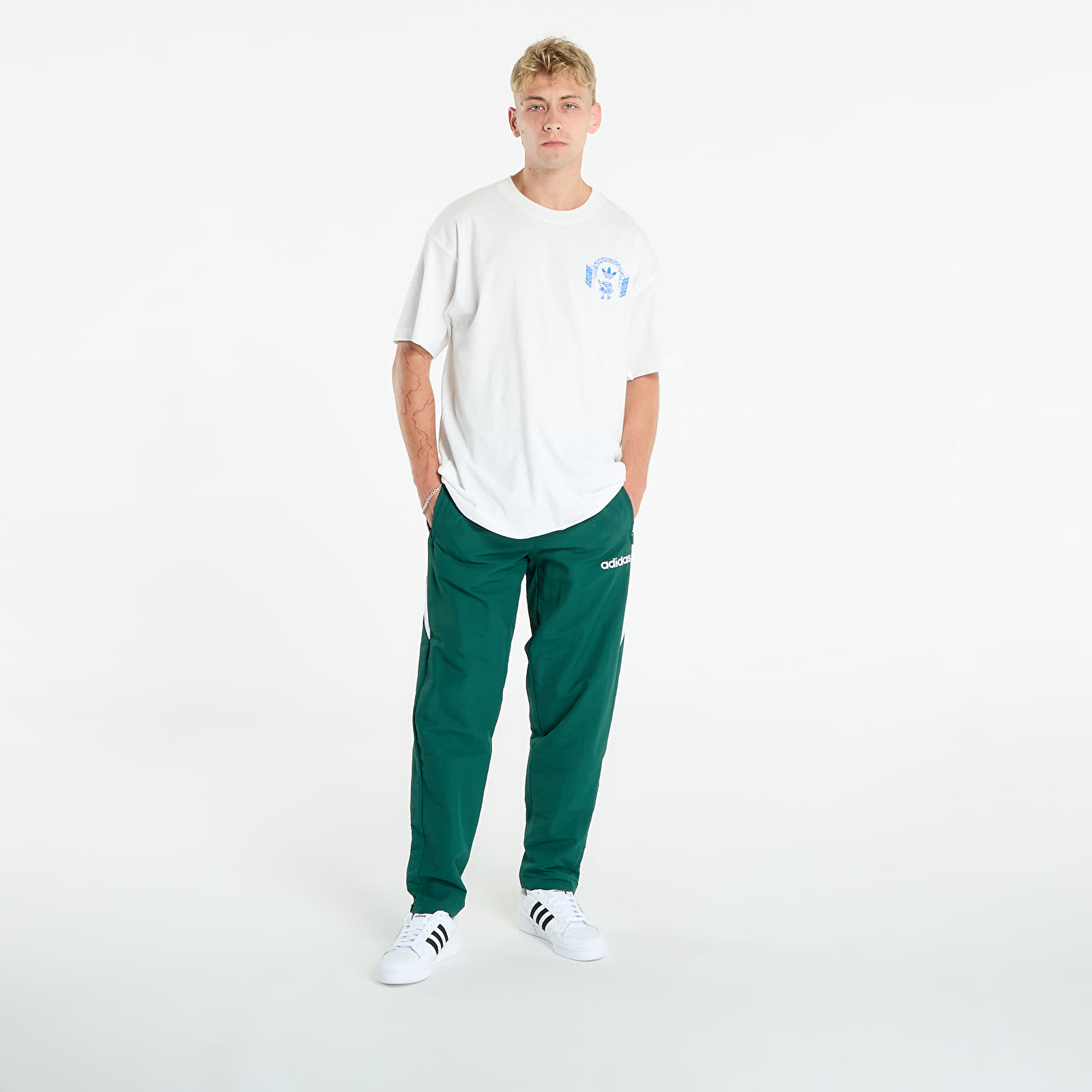 Hosen für Männer adidas Track Tracksuit Bottoms Collegiate Green
