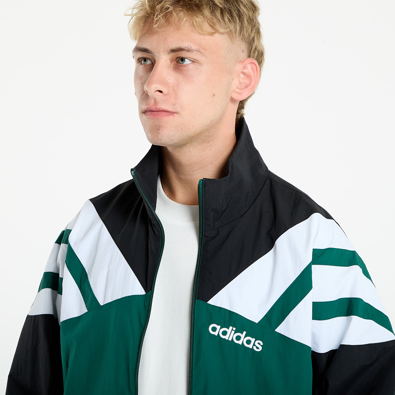 Pánské bundy adidas Track Top Collegiate Green/ Black