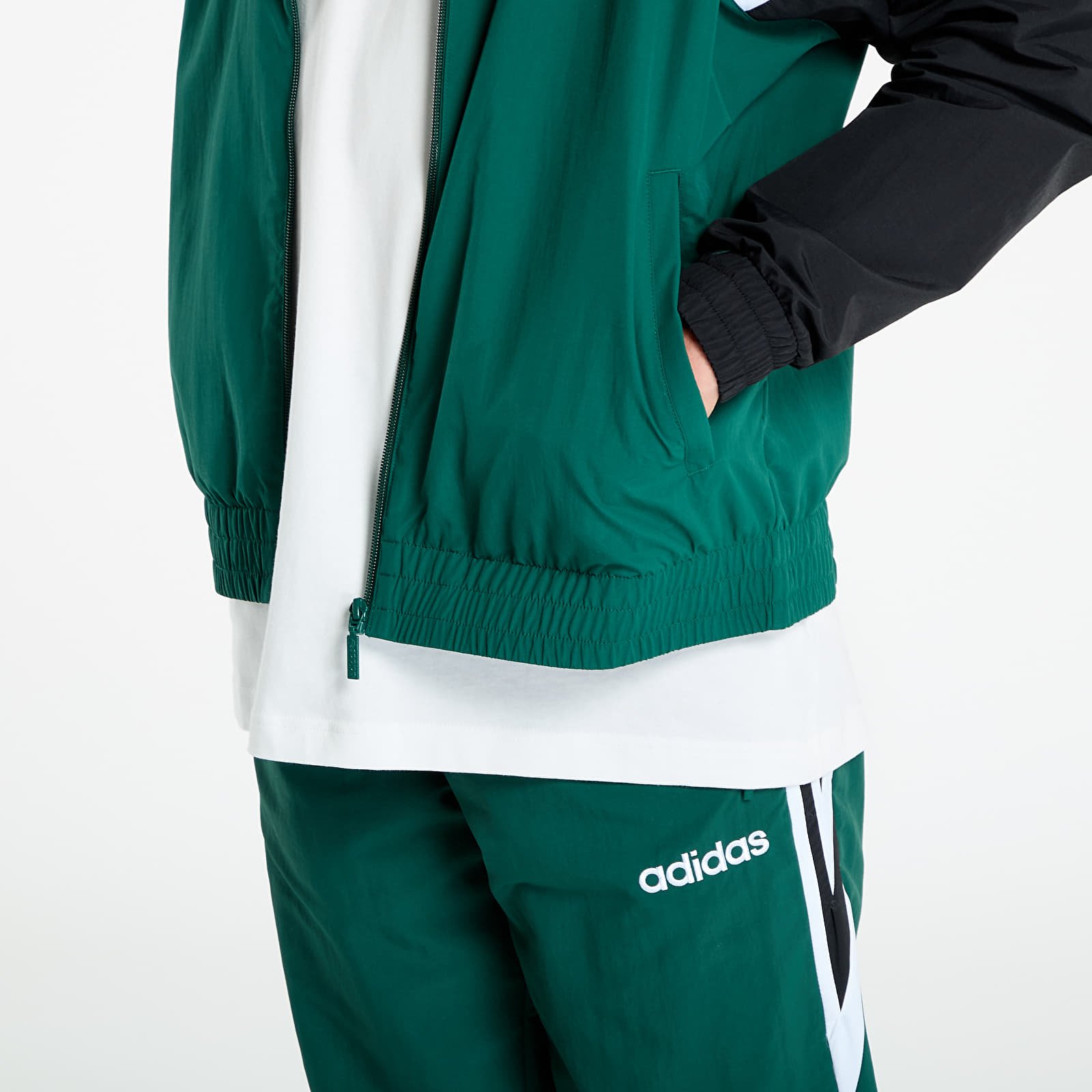 Pánské bundy adidas Track Top Collegiate Green/ Black