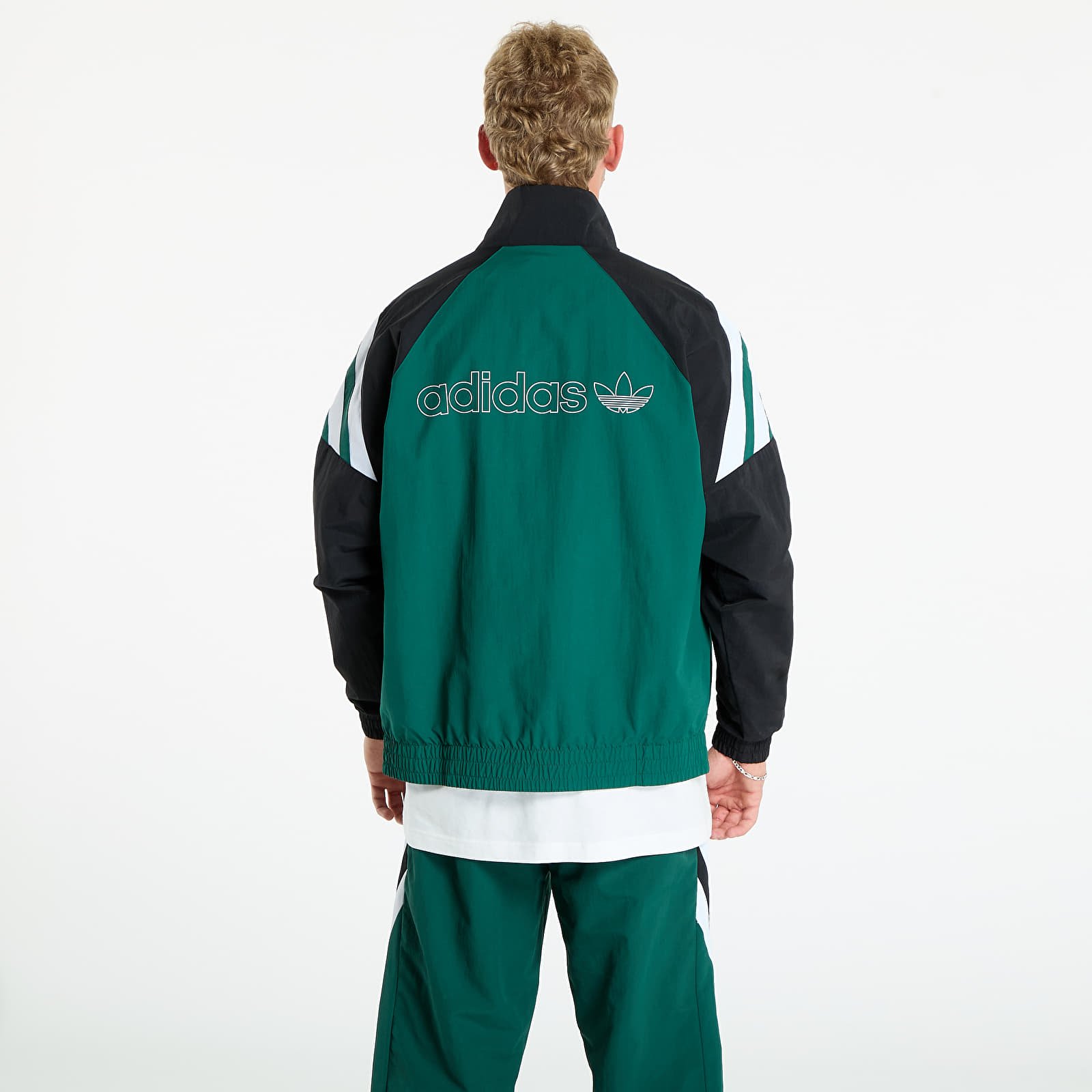 Pánské bundy adidas Track Top Collegiate Green/ Black