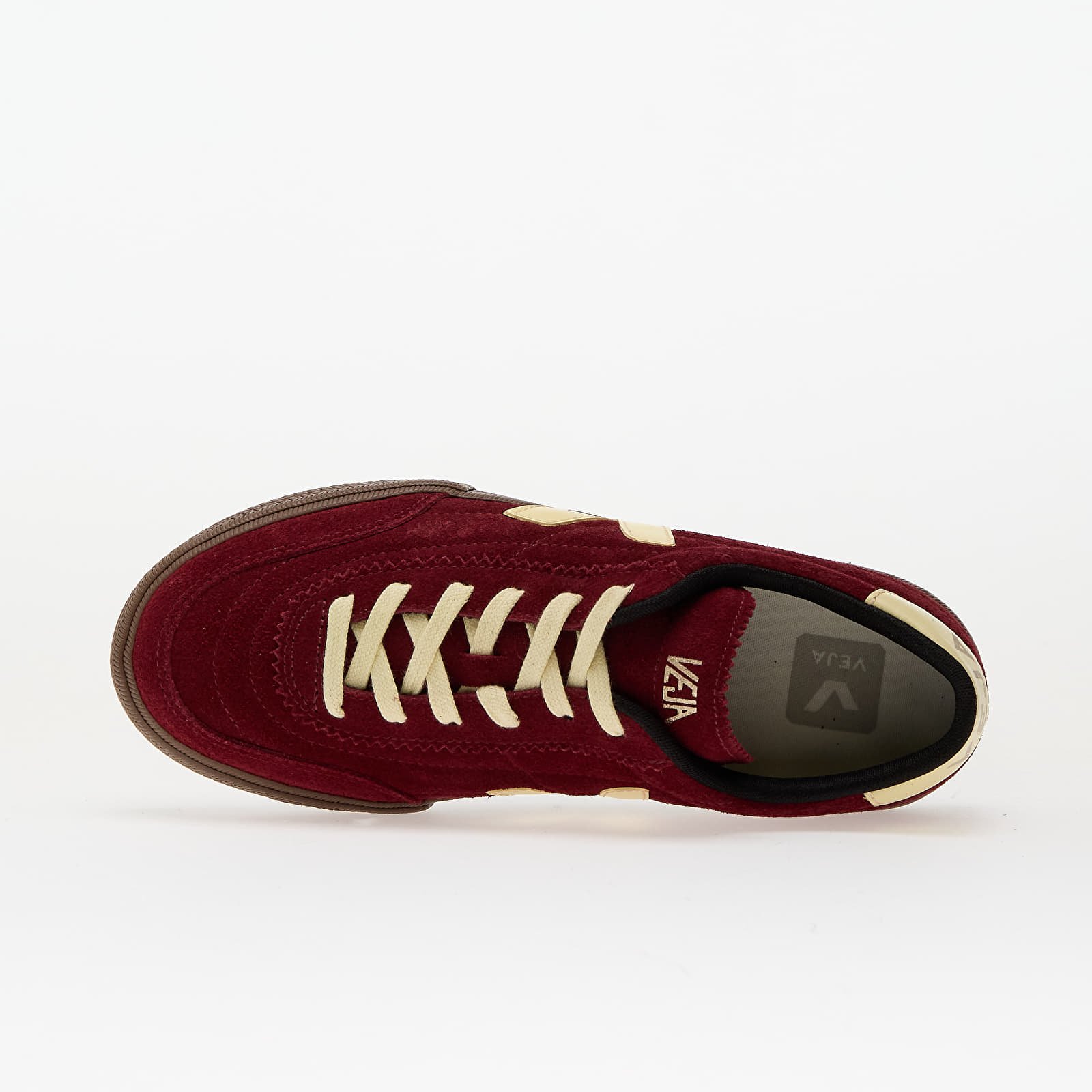 Women's sneakers and shoes Veja W Panenka Suede Grenat_Sun_Bark