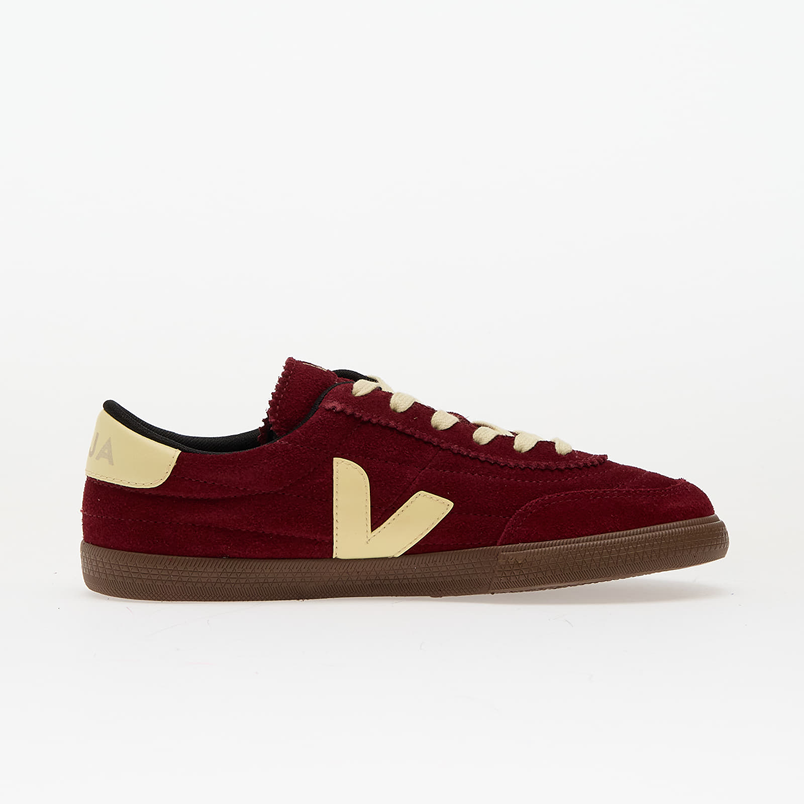 Women's sneakers and shoes Veja W Panenka Suede Grenat_Sun_Bark