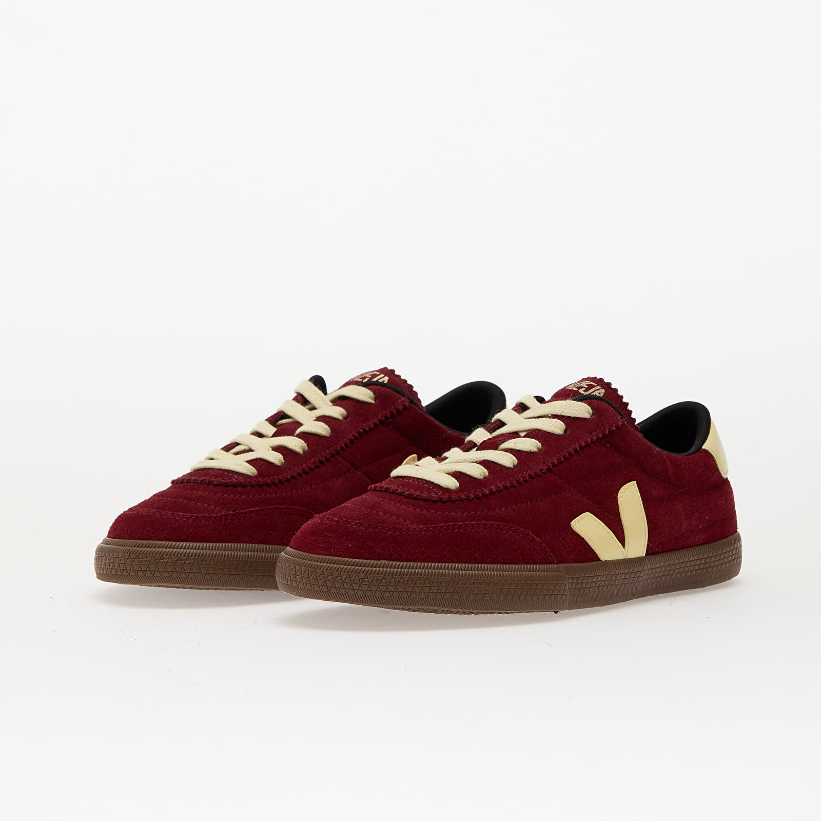 Women's sneakers and shoes Veja W Panenka Suede Grenat_Sun_Bark