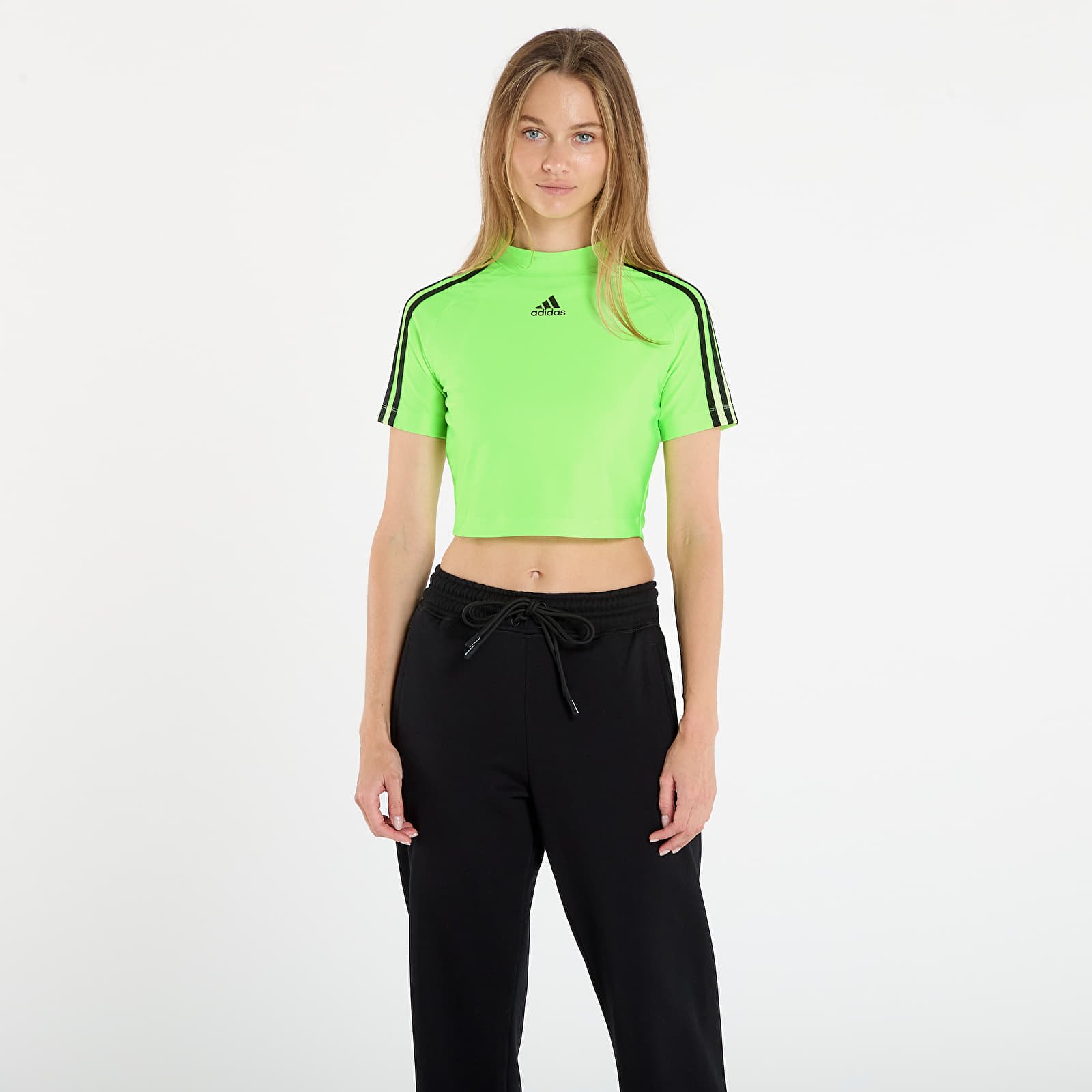 Дамски тениски adidas Teamgeist Adicolor Baby T-Shirt Signal Green/ Off White
