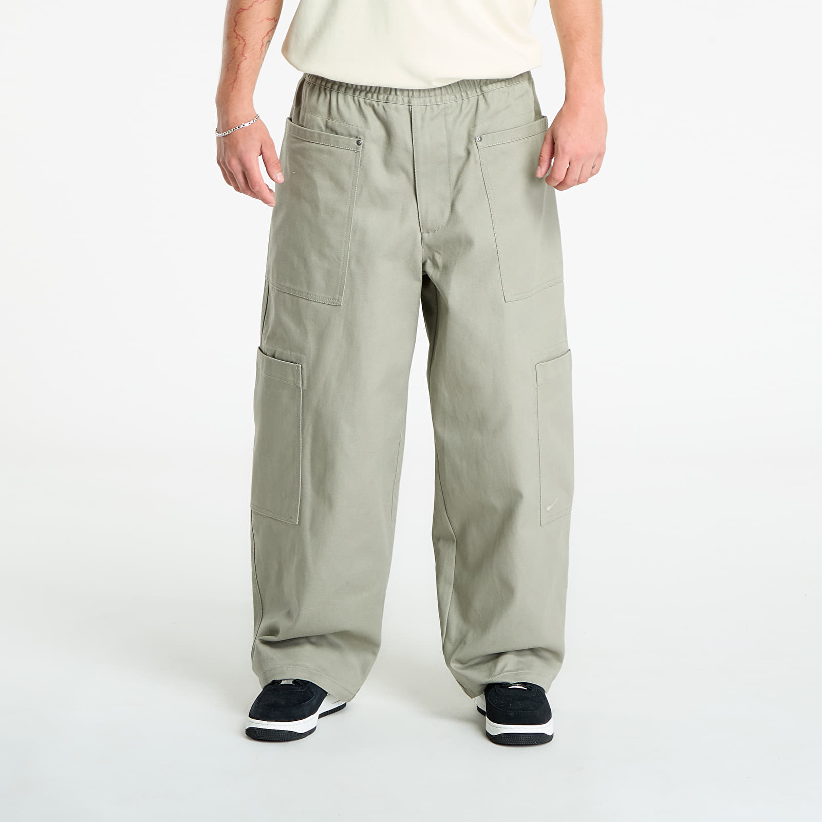 Men's trousers Nike Life Men's Utility Pants Light Army/ Light Army