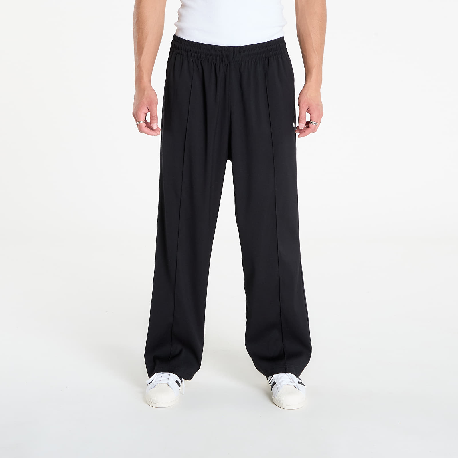 Hosen für Männer adidas Baggy Trackpant Black/ Black