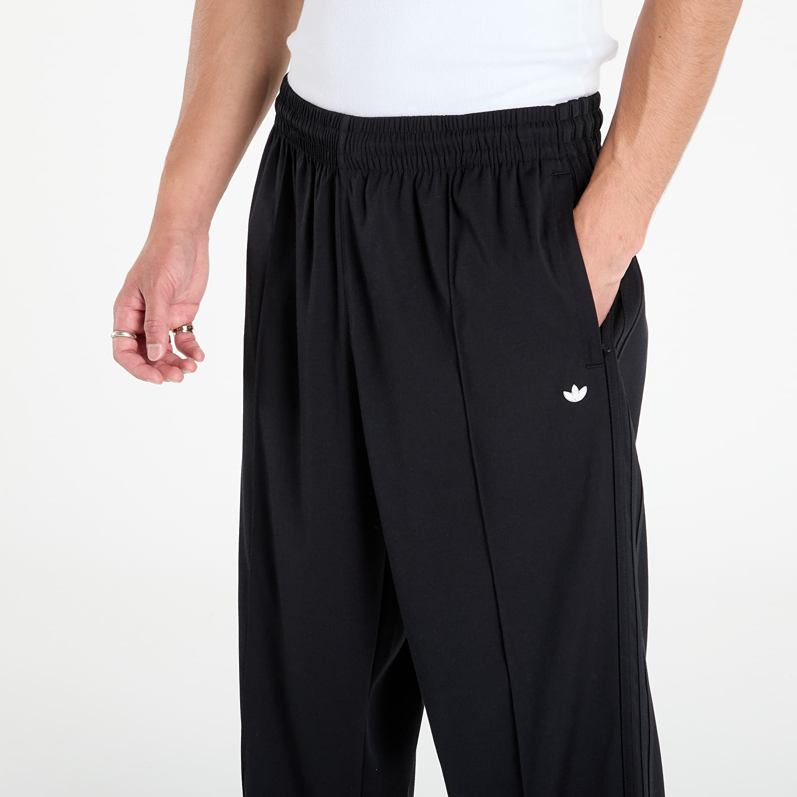 Hosen für Männer adidas Baggy Trackpant Black/ Black