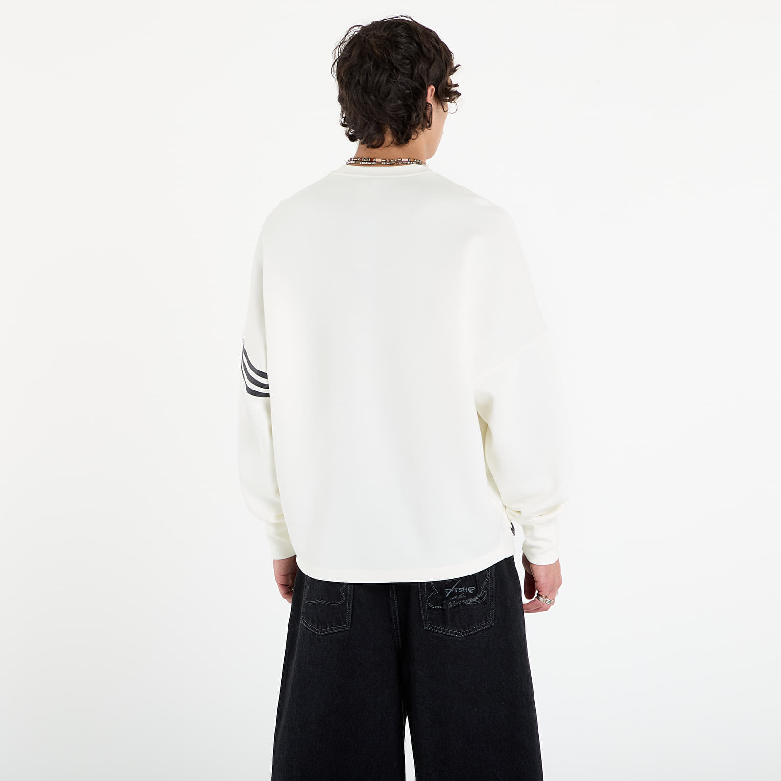 Φούτερ adidas Neuclassics Oversized Crew Sweatshirt Off White XL