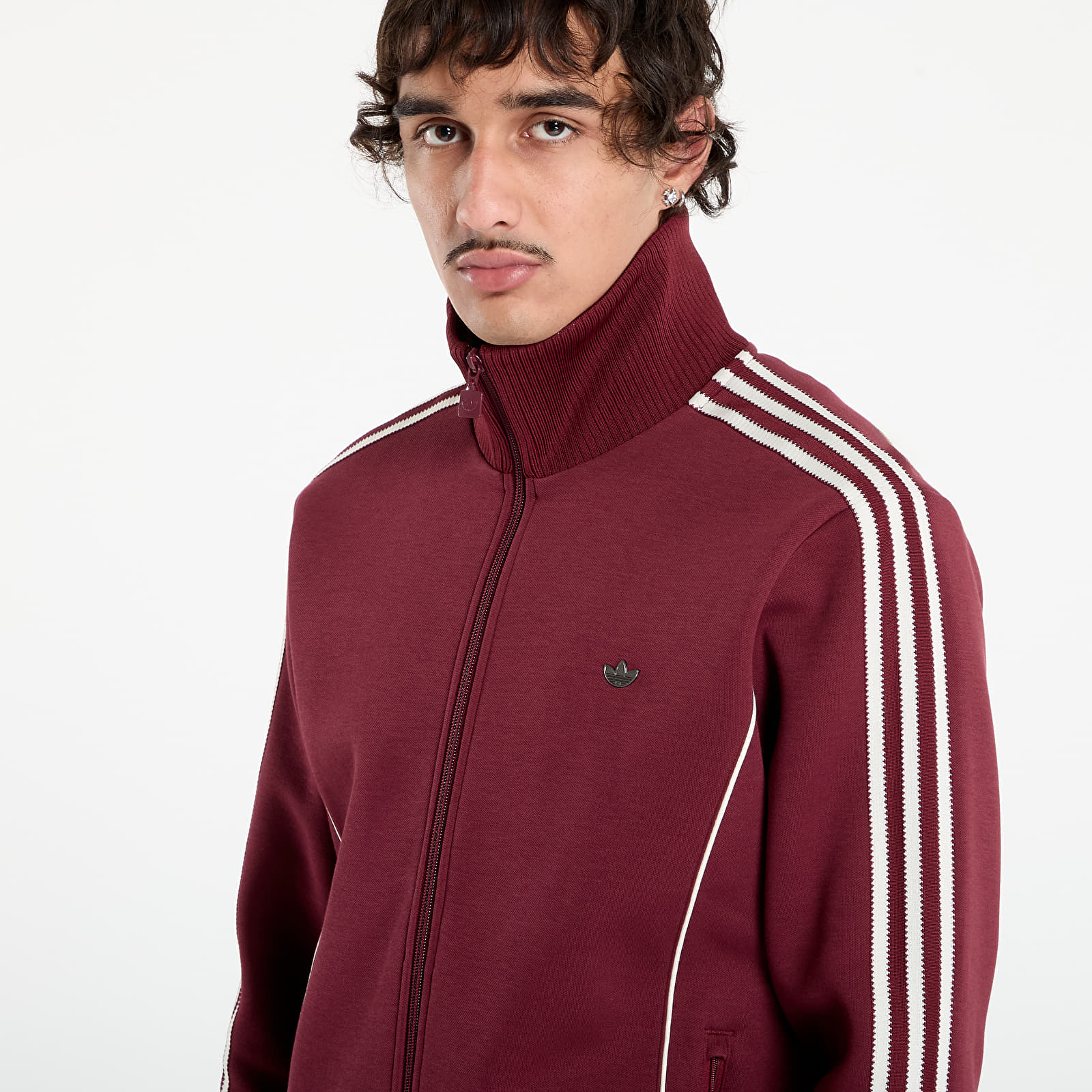 Hanorace pentru bărbați adidas Premium Track Top Shadow Red
