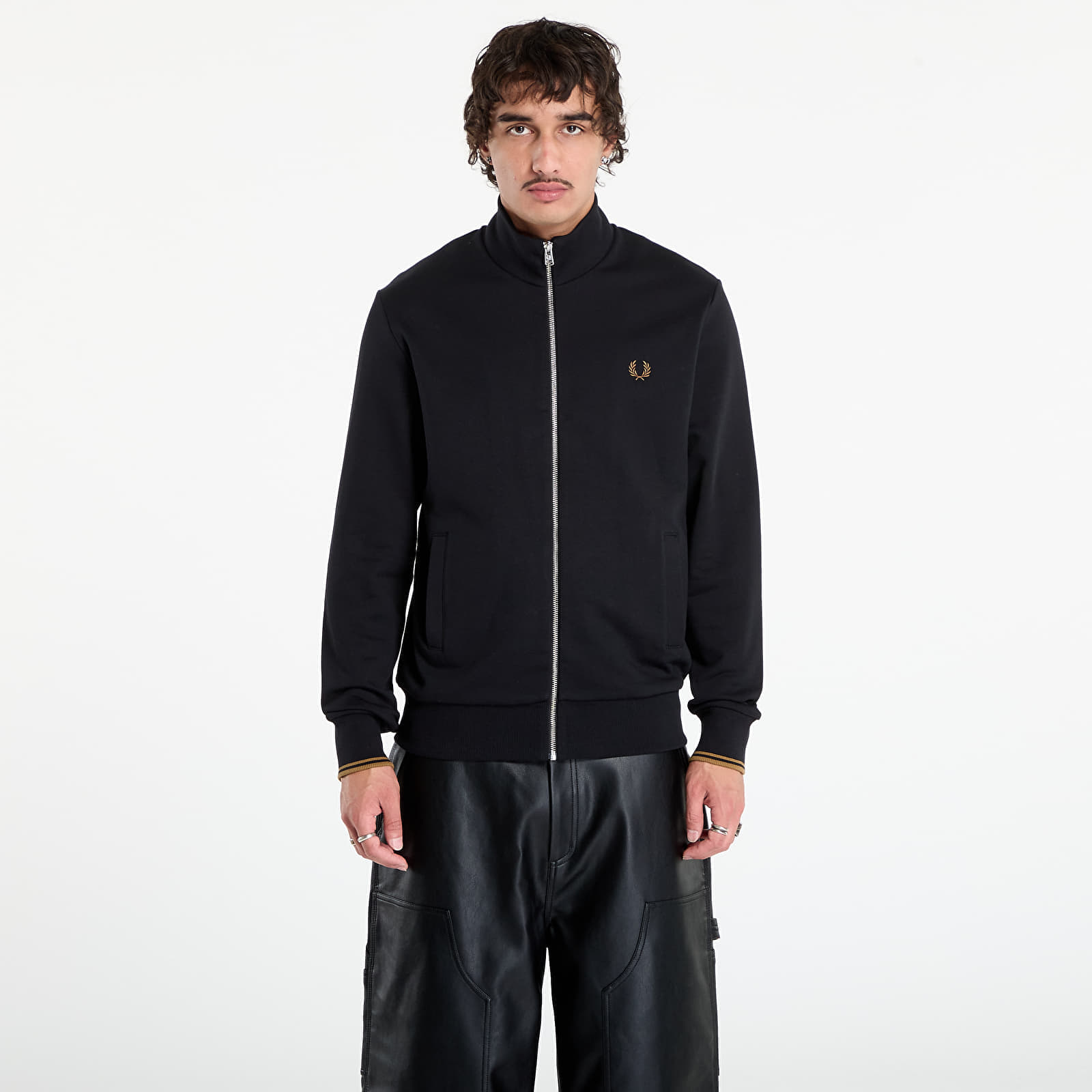 Sweatshirt FRED PERRY Zip Through Sweatshirt Black S
