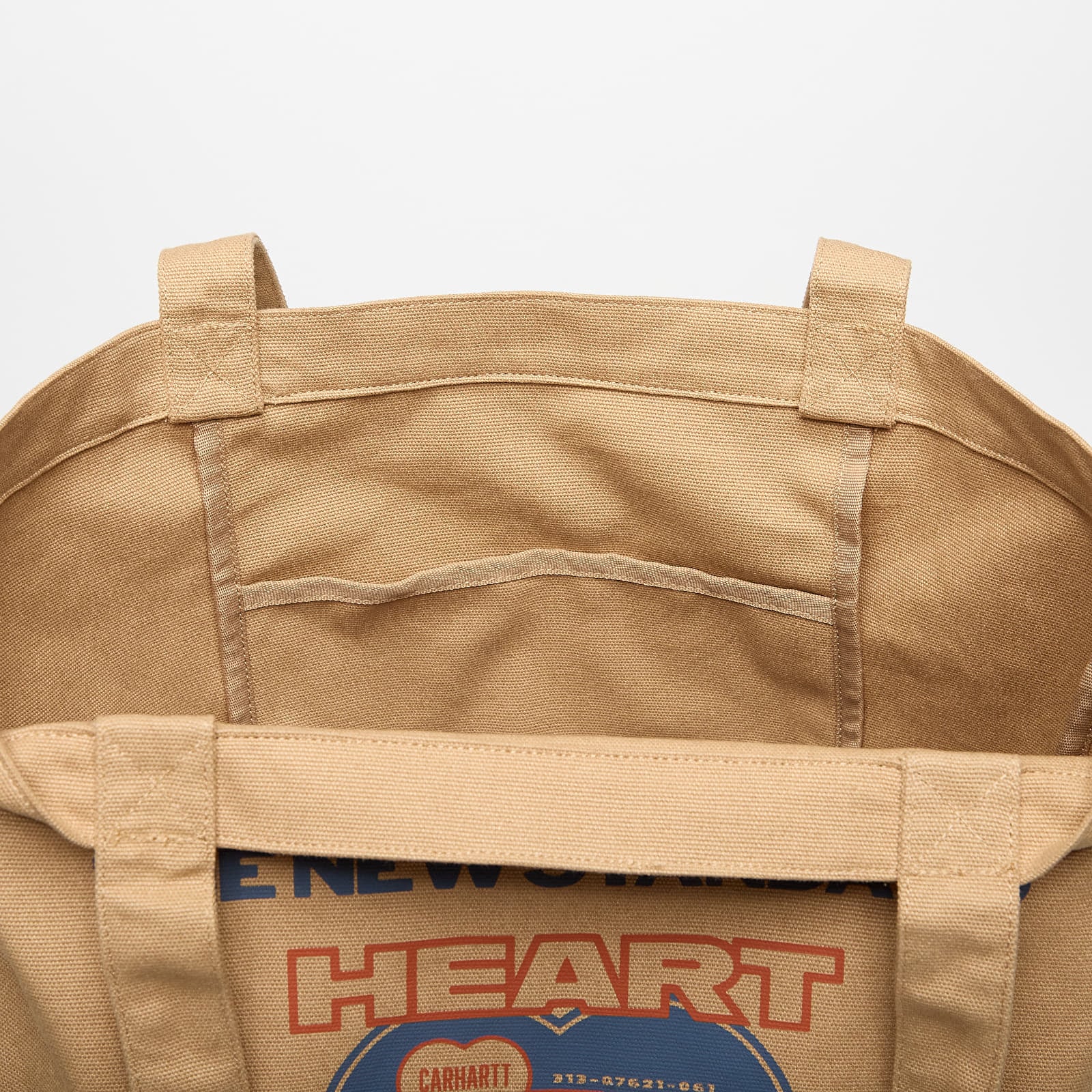 Τσάντα Carhartt WIP Canvas Graphic Tote Arcan Print/ Dusty H Brown Universal