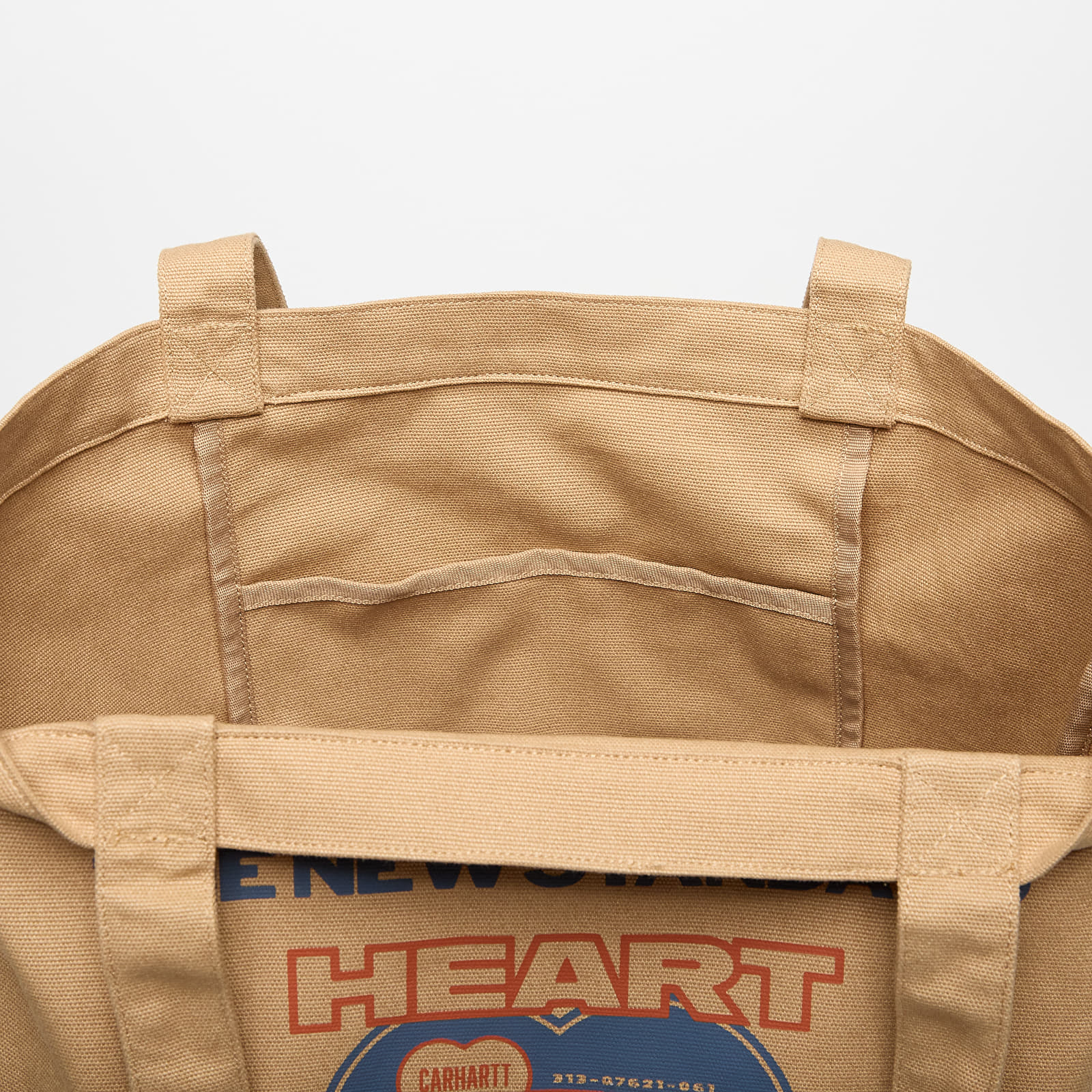 Umhängetaschen für Männer Carhartt WIP Canvas Graphic Tote Arcan Print/ Dusty H Brown