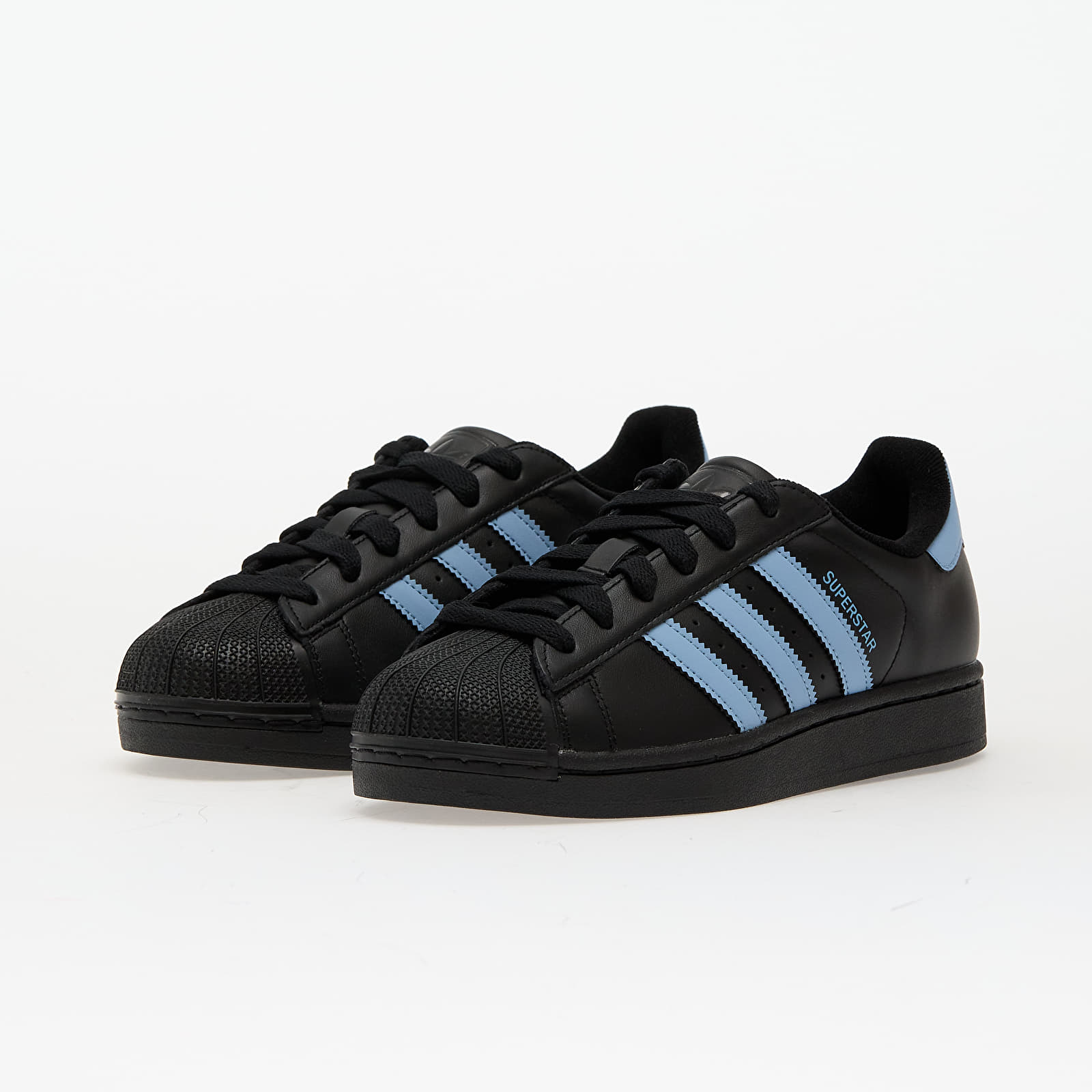 Sneakers und Schuhe für Frauen adidas Superstar II Core Black/ Ash Blue/ Core Black
