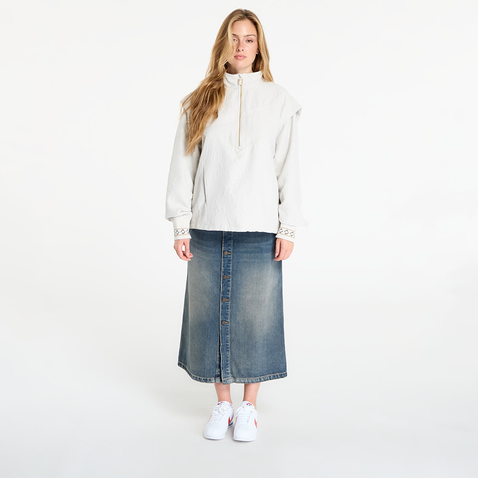Naiste jakid Nike Naomi Osaka Oversized Jacket Light Bone/ Phantom