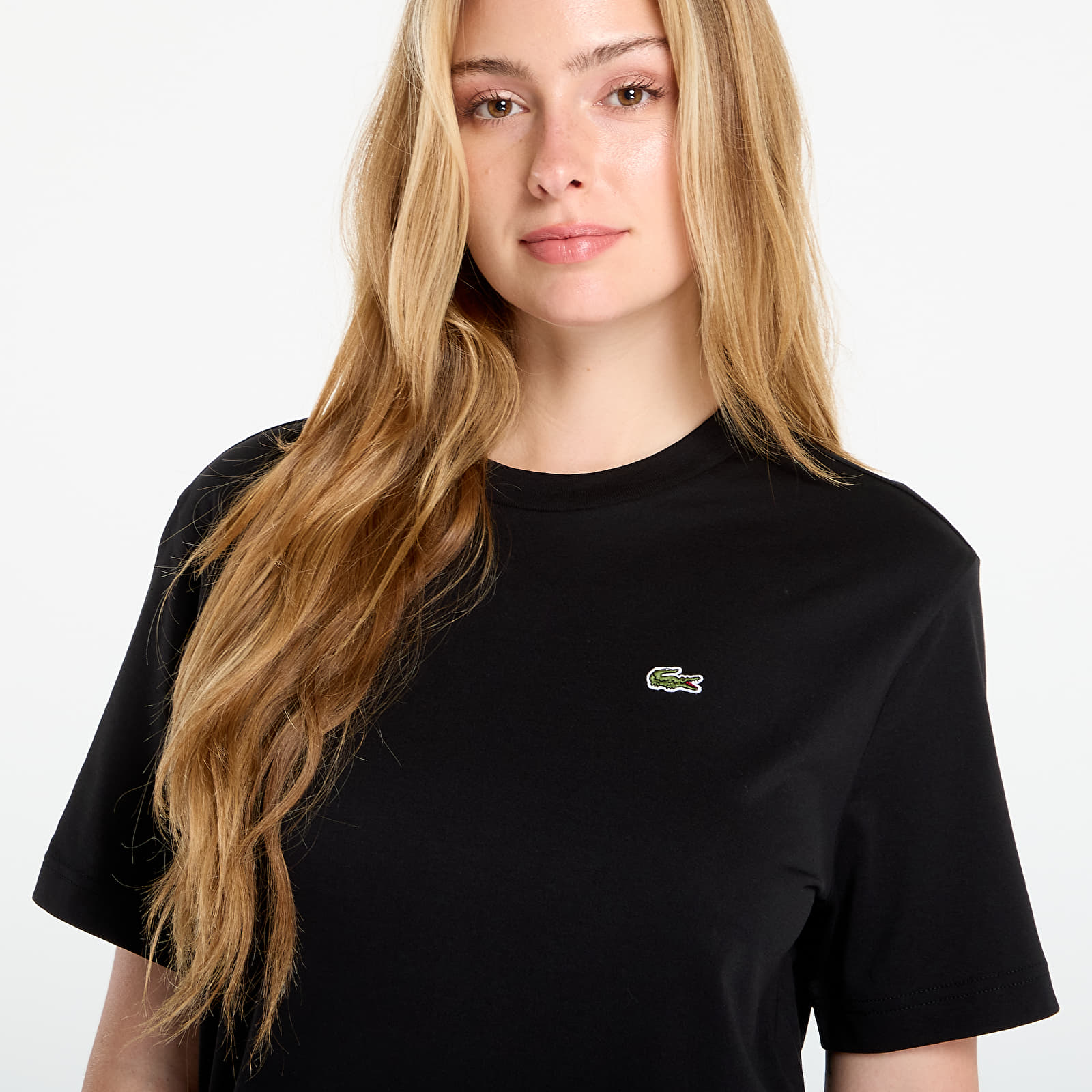 T-Shirts LACOSTE Soft Cotton T-shirt Black