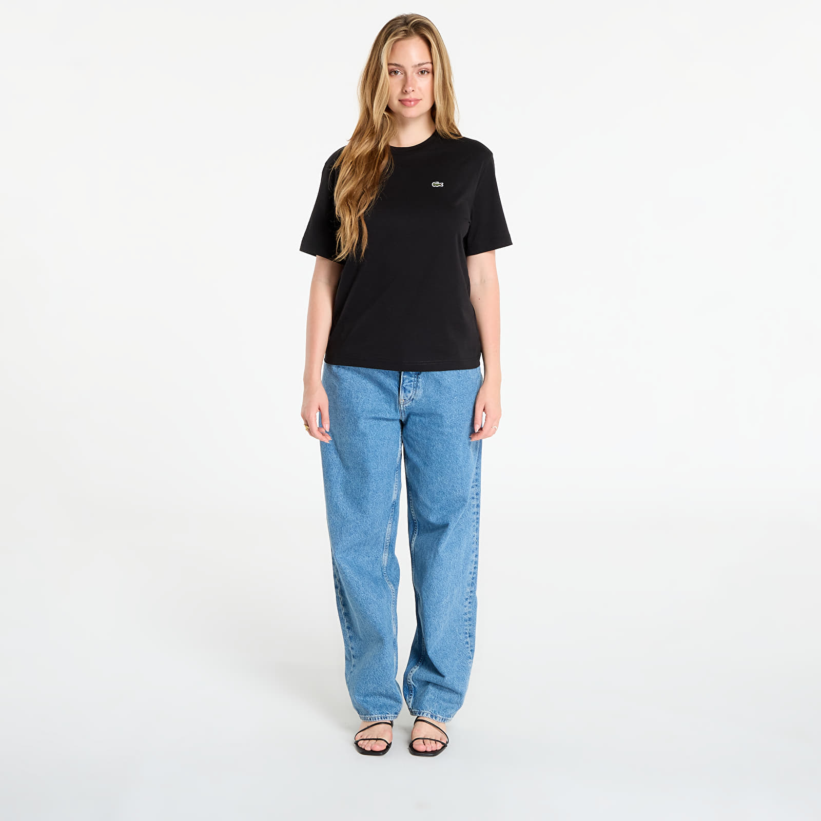 T-Shirts LACOSTE Soft Cotton T-shirt Black