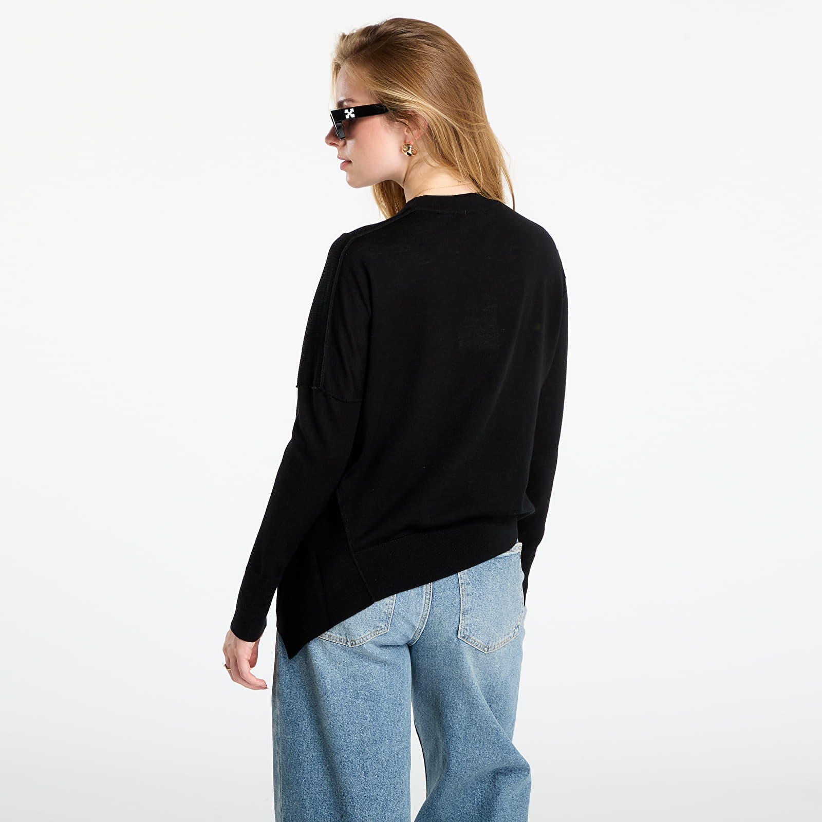 Pullover AllSaints Isla Crew Neck Merino Jumper Black