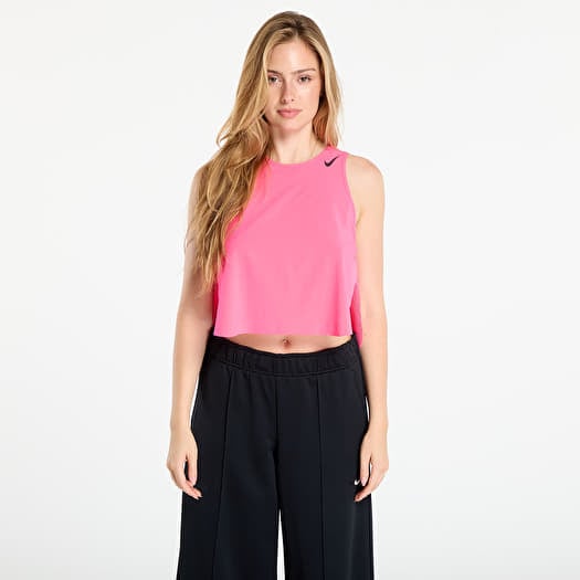 Nike AeroSwift Women's Dri-FIT ADV Cropped Running Tank Top Hyper Pink/ Black
