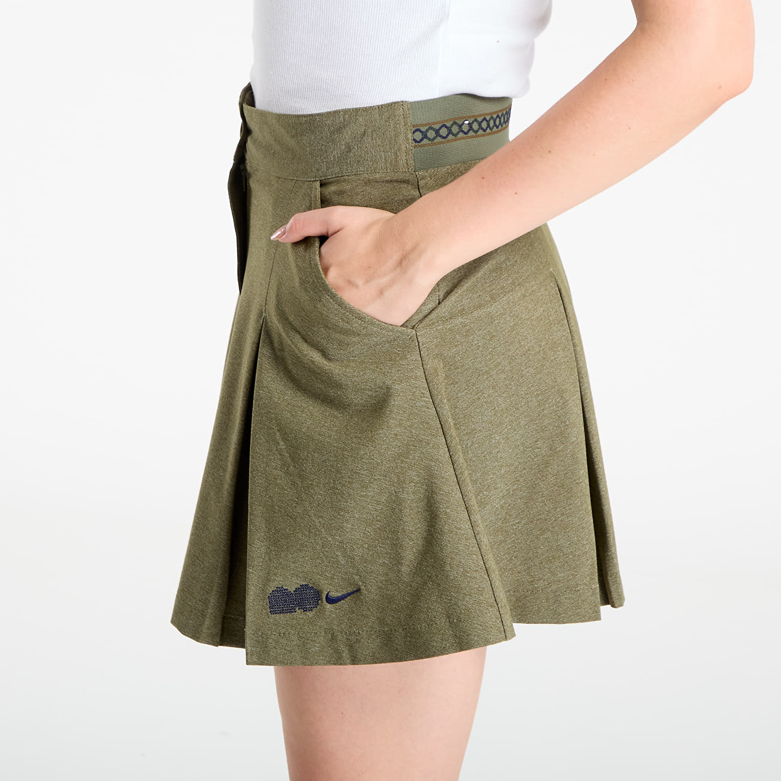 Damenröcke Nike Naomi Osaka Women's Skirt Medium Olive/ Blackened Blue