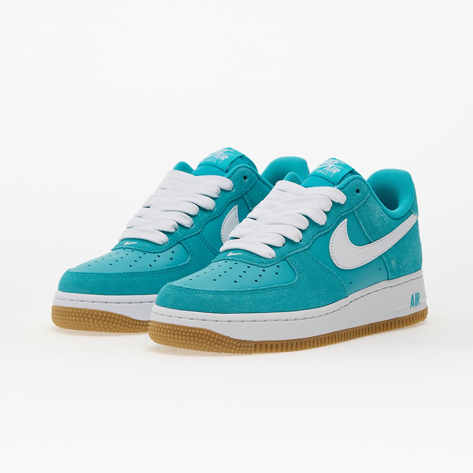 Men's sneakers and shoes Nike Air Force 1 '07 Lv8 Dusty Cactus/ White-Gum Lt Brown