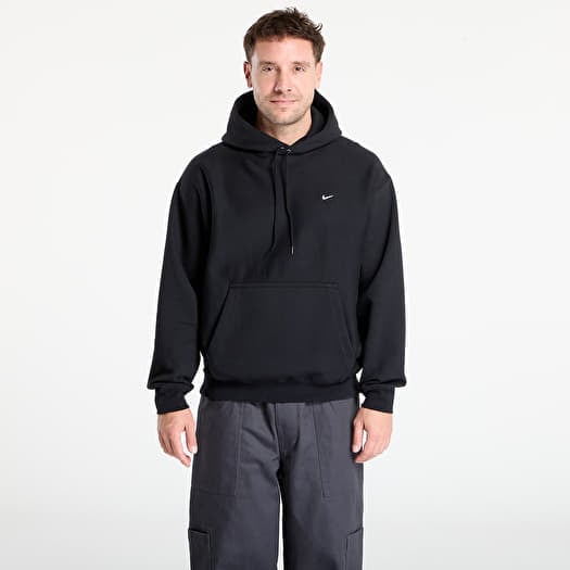 Sweatshirt Nike Solo Swoosh Men's Pullover Hoodie Black/ Black/ White
